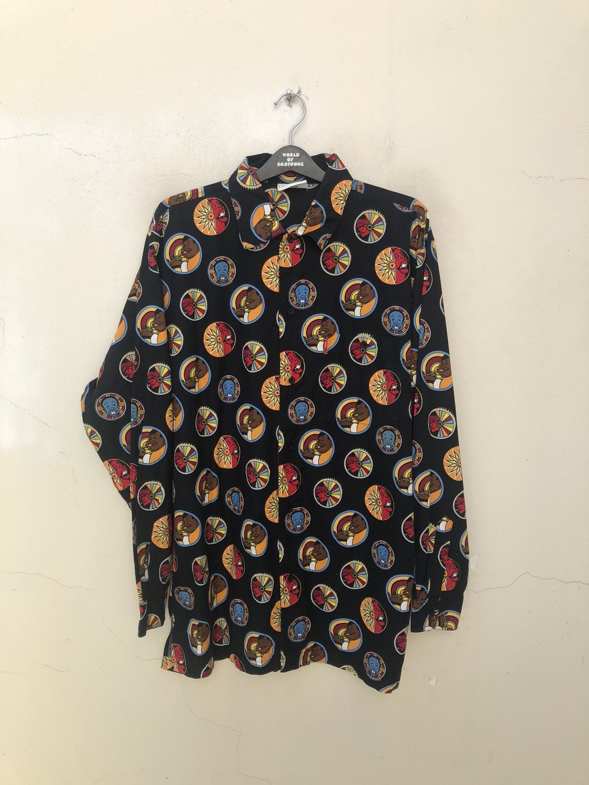 Fubu Vintage 90s Platinum FUBU All Printed Oversized LS Shirt Size US L / EU 52-54 / 3 - 1 Thumbnail