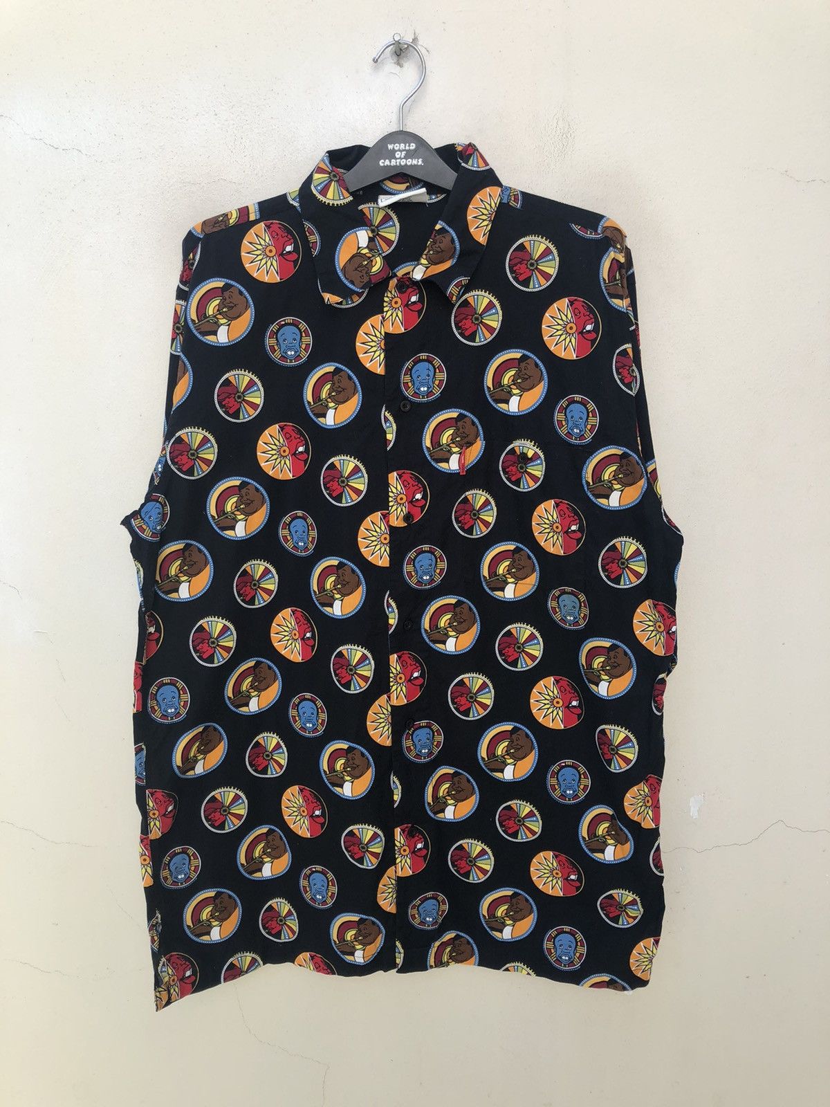 Fubu Vintage 90s Platinum FUBU All Printed Oversized LS Shirt Size US L / EU 52-54 / 3 - 8 Thumbnail