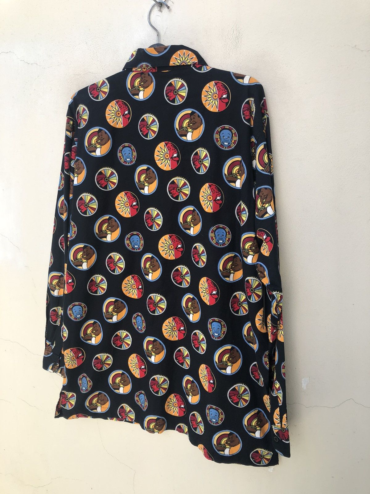 Fubu Vintage 90s Platinum FUBU All Printed Oversized LS Shirt Size US L / EU 52-54 / 3 - 13 Thumbnail