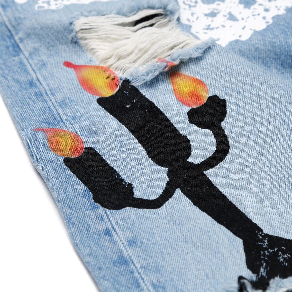 DENIM TEARS × Virgil Abloh Denim Tears Abloh Tears Printed Size 32 Size US 32 / EU 48 - 3 Thumbnail