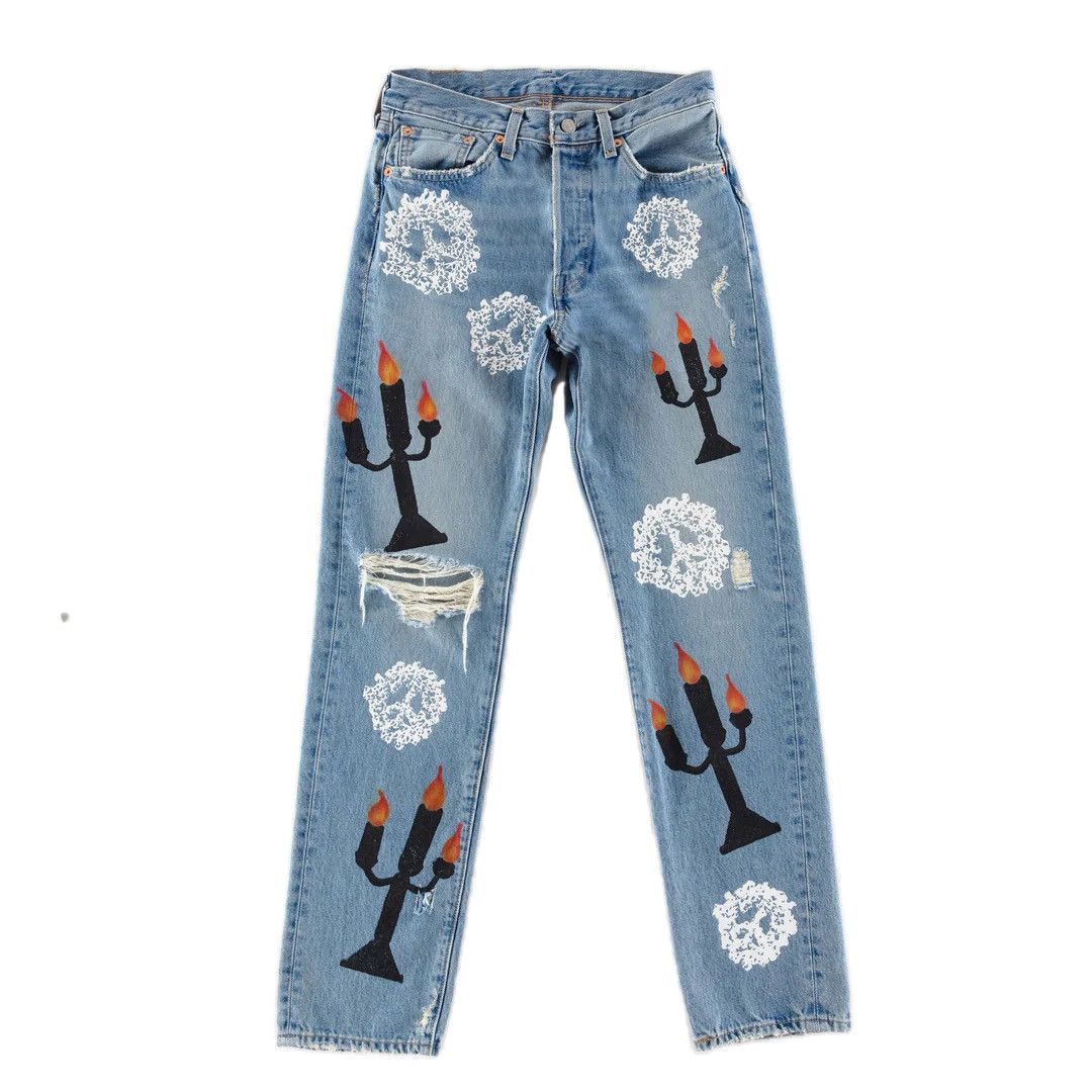 DENIM TEARS × Virgil Abloh Denim Tears Abloh Tears Printed Size 32 Size US 32 / EU 48 - 1 Thumbnail