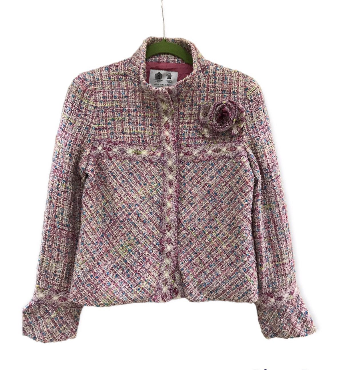 image of Austin Reed Luxury Tweed Jacket, Women's (Size Medium)