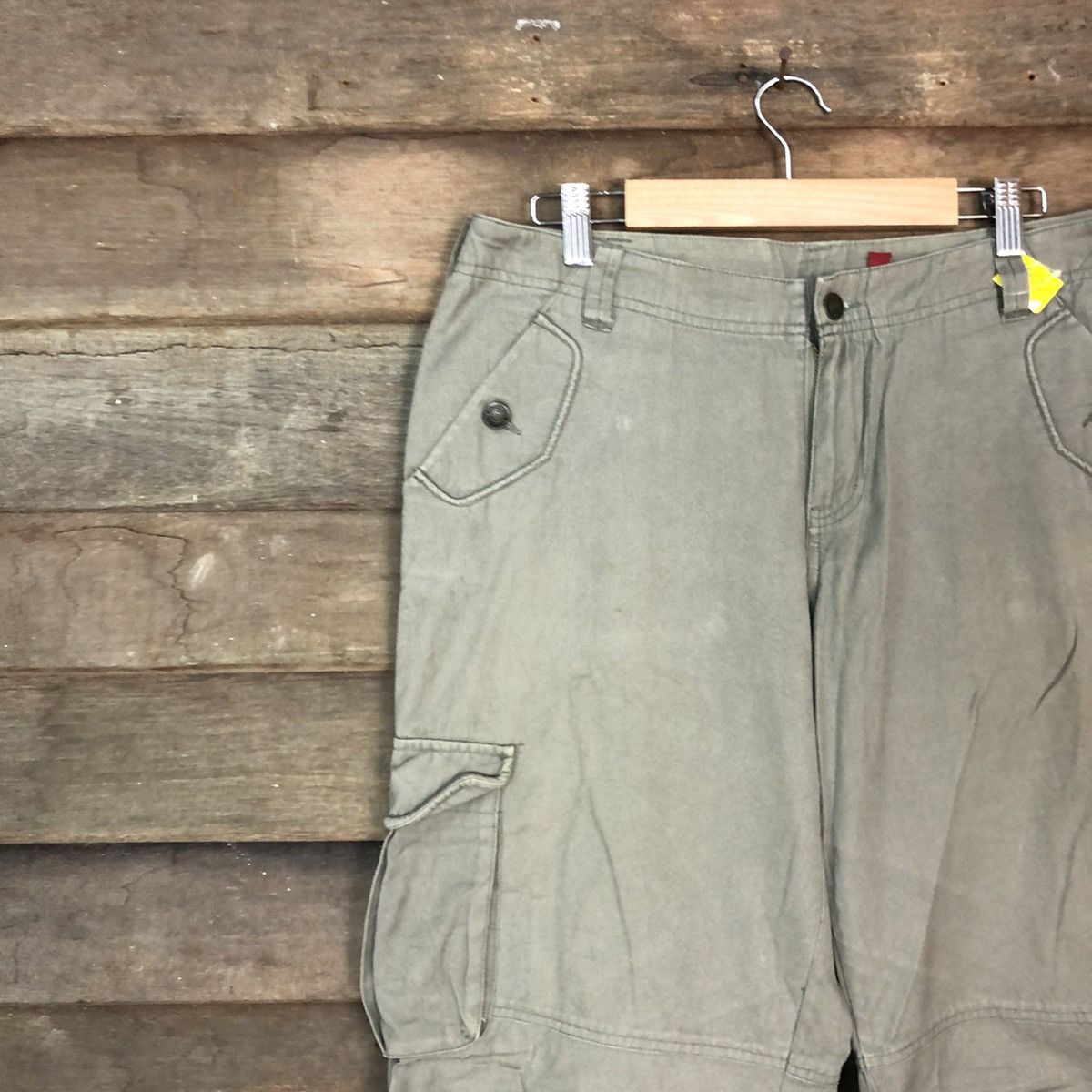 Japanese Brand Finster Grey Multipocket utility Cargo Pants #3380 Size US 32 / EU 48 - 6 Thumbnail