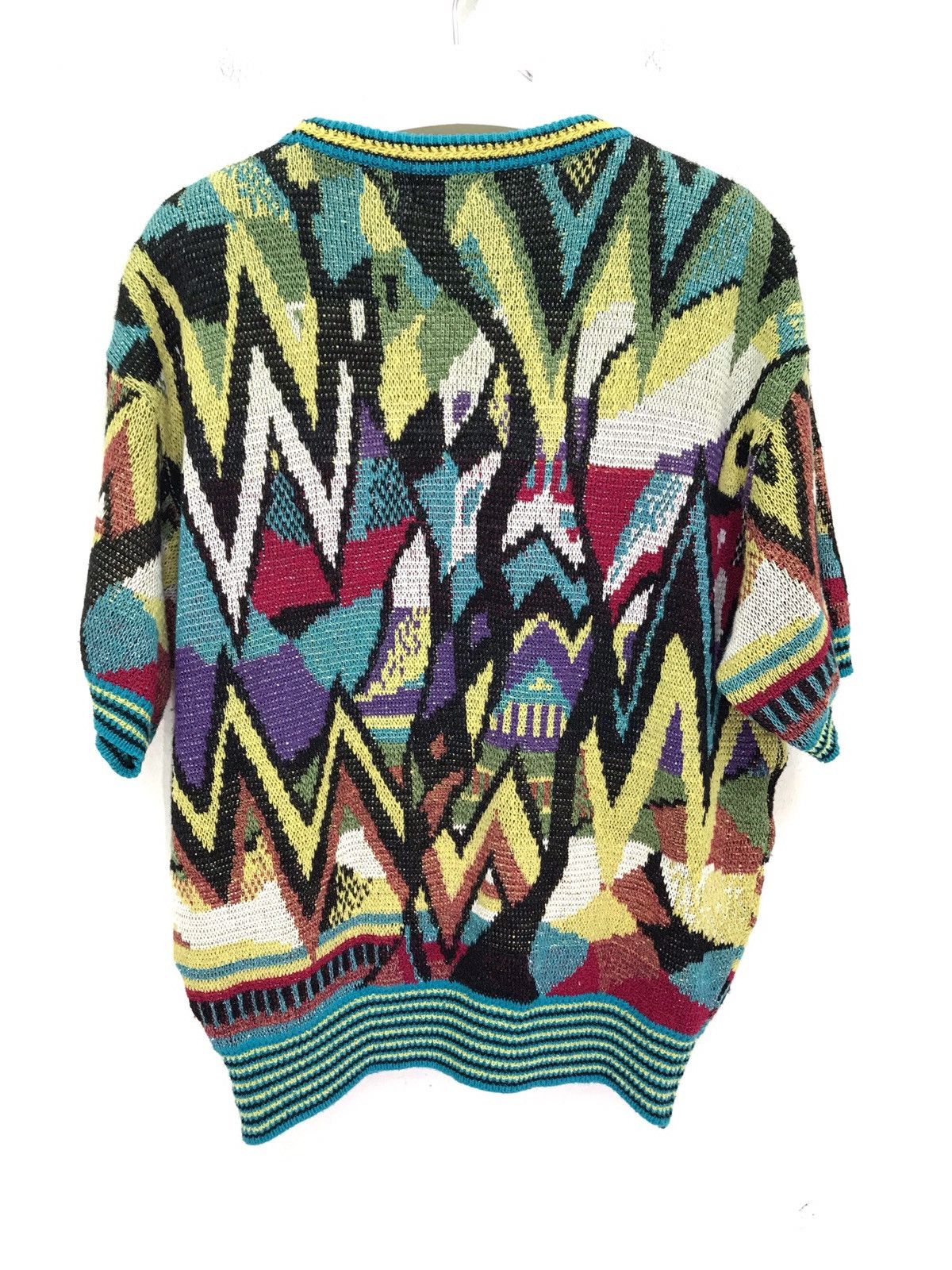 Yoshiyuki Konishi Ficce Yoshiyuki Konishi Knitwear Shirt Abstract 4🟩7 Size US M / EU 48-50 / 2 - 4 Thumbnail