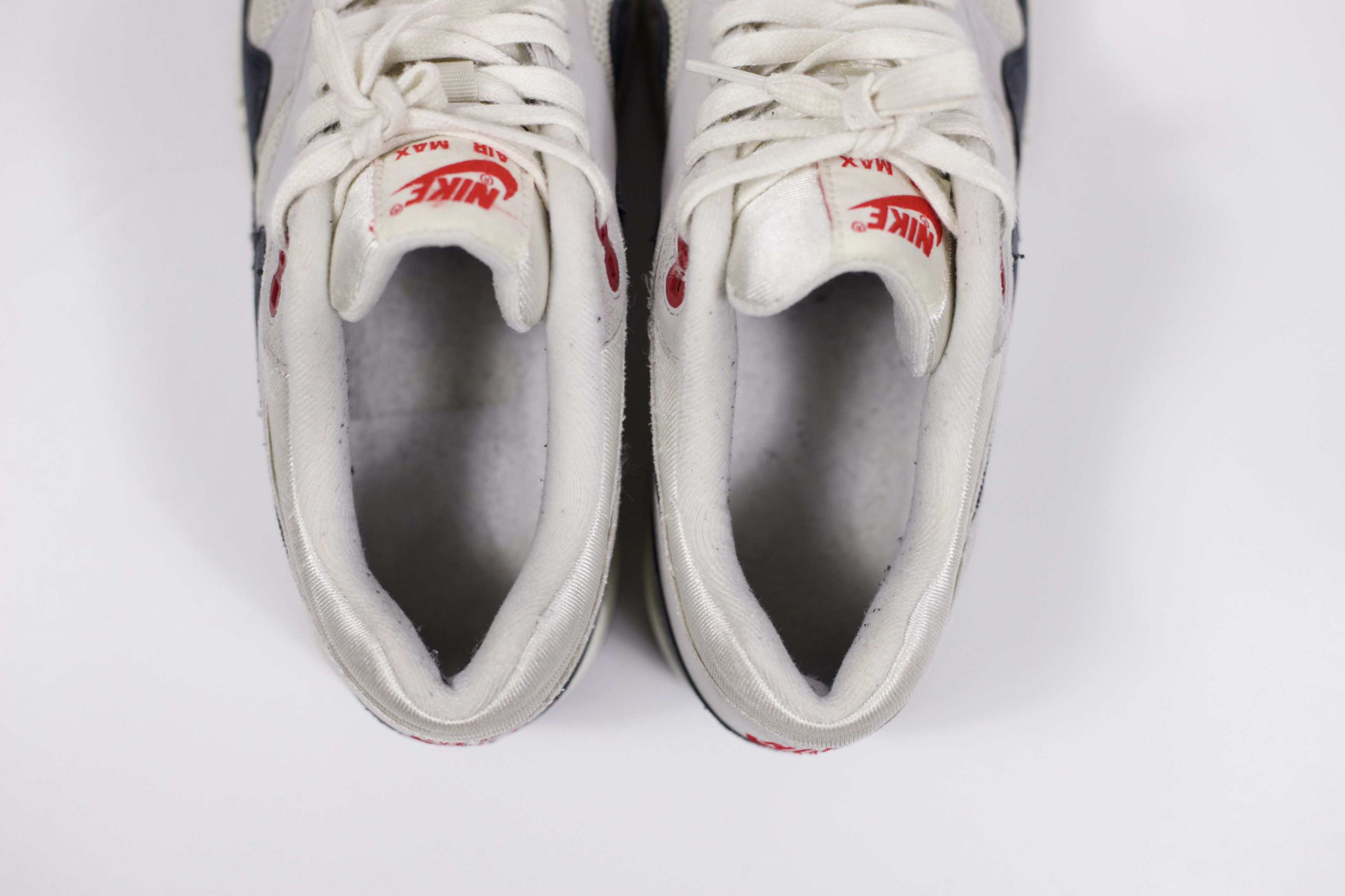 Nike 2013 Nike Air Max 1 Sail Dark Obsidian Size US 6.5 / EU 39-40 - 11 Thumbnail