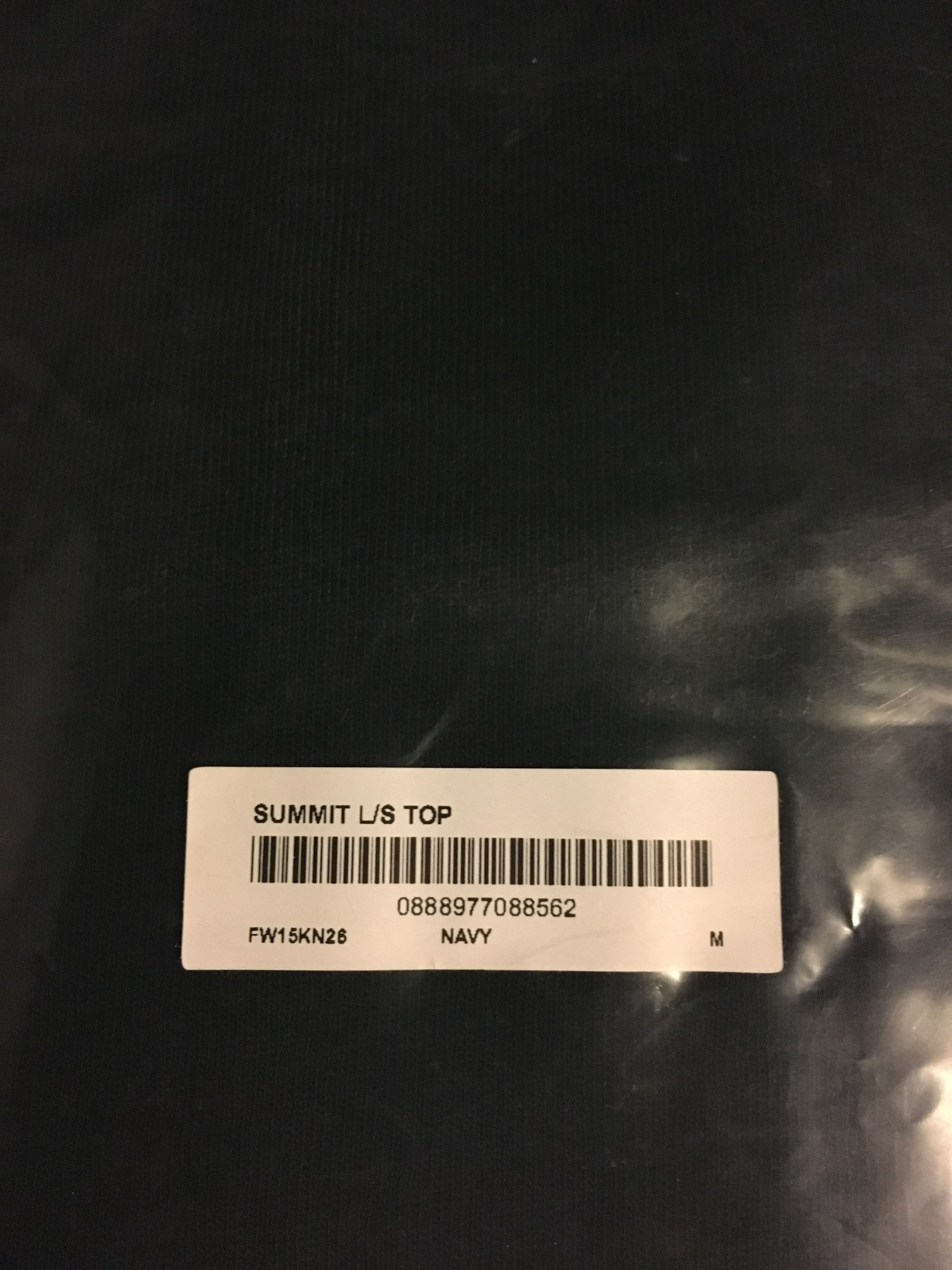 Supreme Supreme Summit L/S Navy Medium FW15 Size US M / EU 48-50 / 2 - 4 Thumbnail