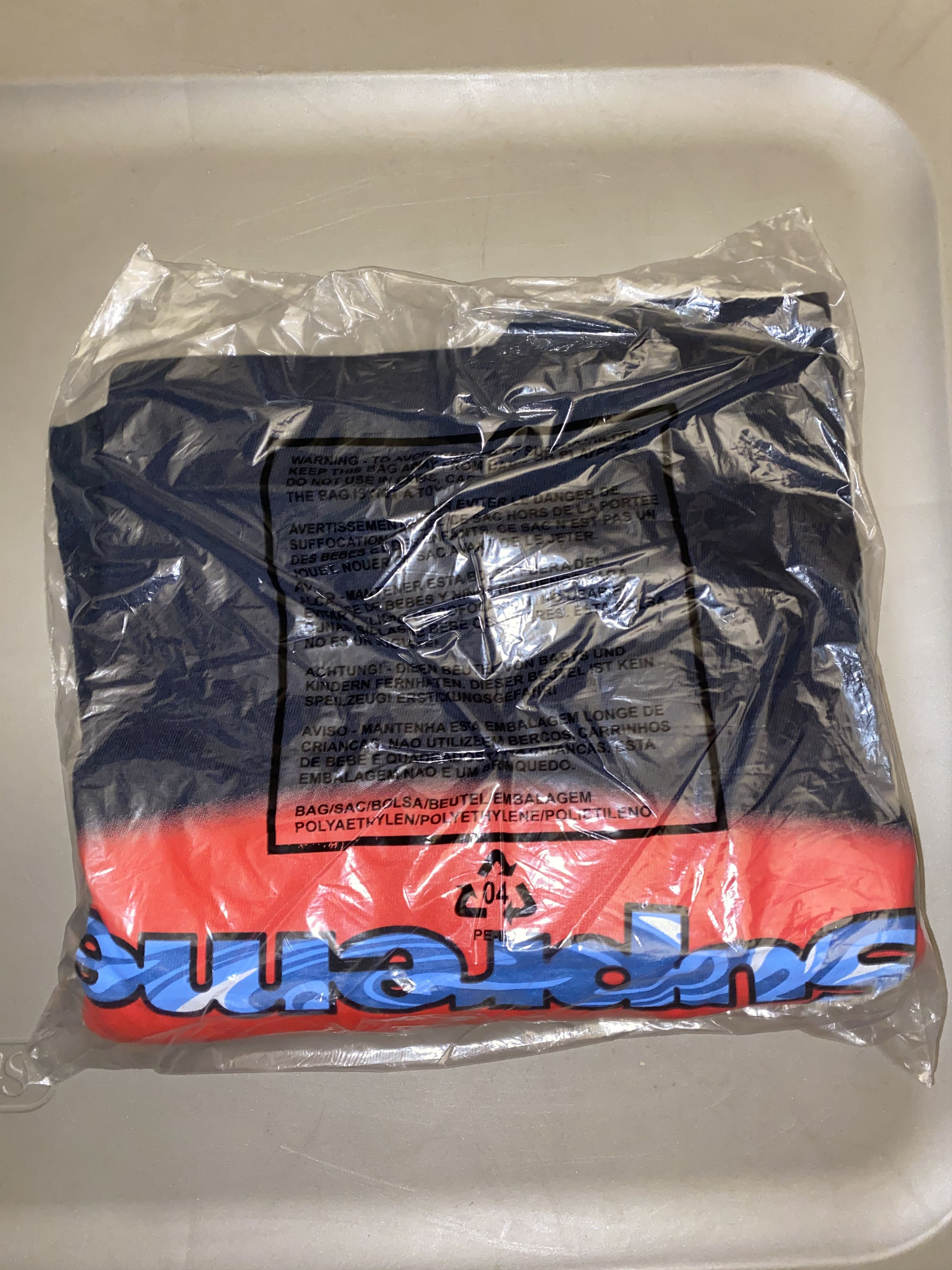 Supreme Supreme Ripple L/S Tee Navy Large Size US L / EU 52-54 / 3 - 2 Thumbnail