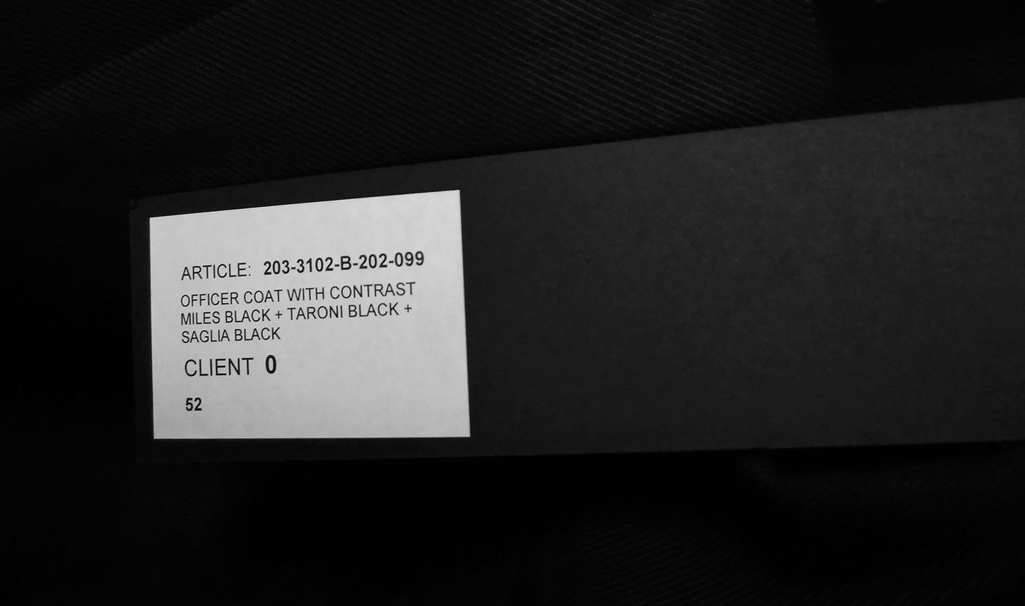 Haider Ackermann HAIDER ACKERMANN OFFICER MILES SINGLE BREASTED COAT- NWT Size US L / EU 52-54 / 3 - 8 Thumbnail