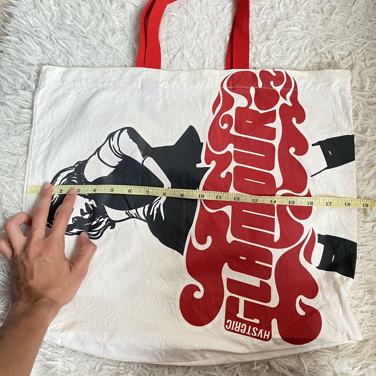 Hysteric Glamour Hysteric Glamour Sexy Bitch Symbolic Small Tote Bag Size ONE SIZE - 10 Thumbnail