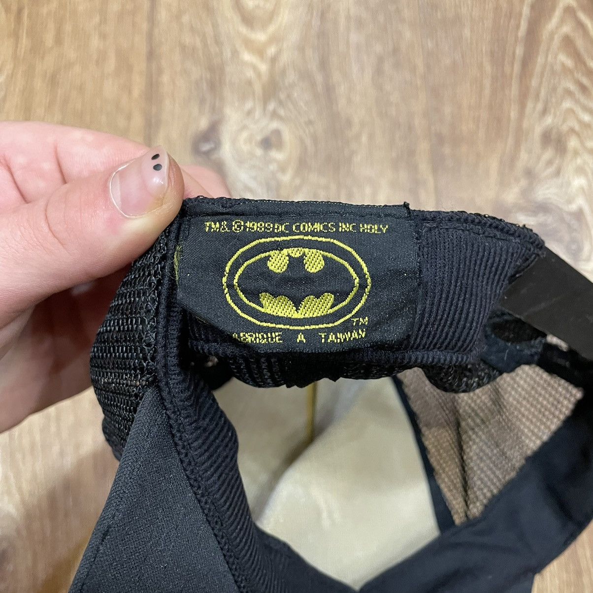 Vintage Vintage 90s Batman DC Comics Snapback Cap Streetwear Boxy OS Size ONE SIZE - 4 Thumbnail
