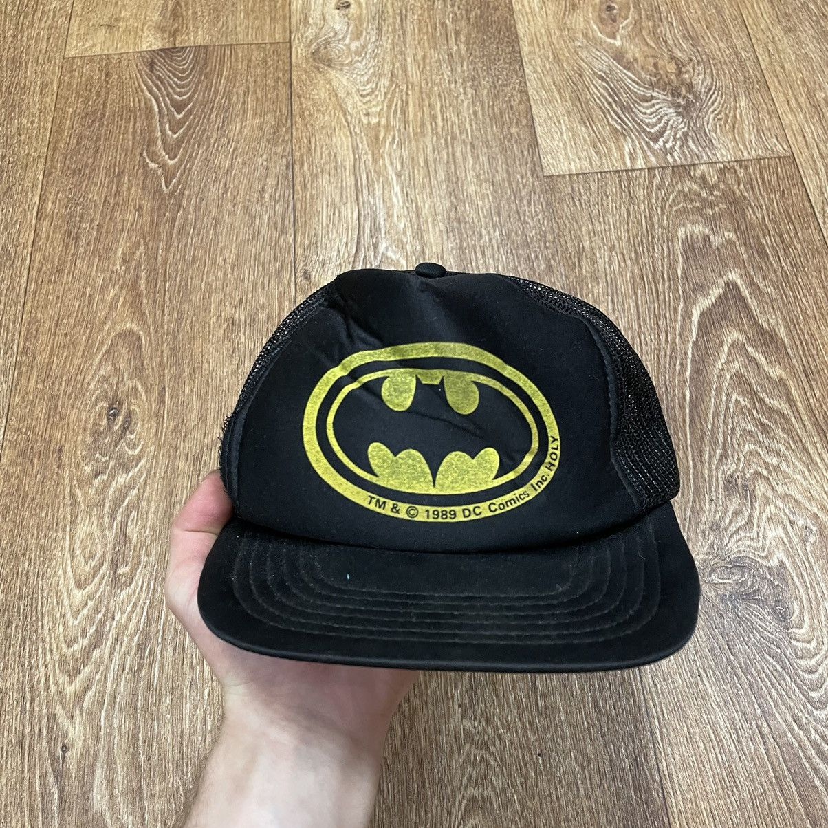 Vintage Vintage 90s Batman DC Comics Snapback Cap Streetwear Boxy OS Size ONE SIZE - 1 Thumbnail