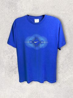 Rare Vintage Nike Blue Chips Lacrosse Camp Staff Blue Men's Large Nike Shirt