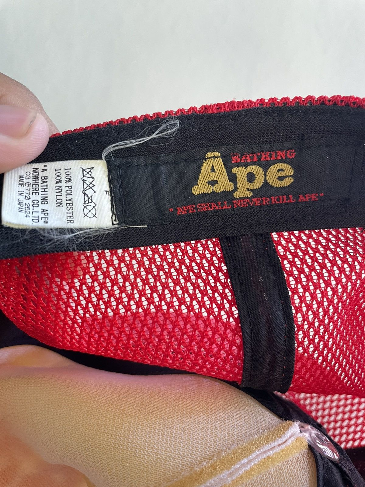 Bape Bape Sta Mesh Cap Size ONE SIZE - 7 Thumbnail