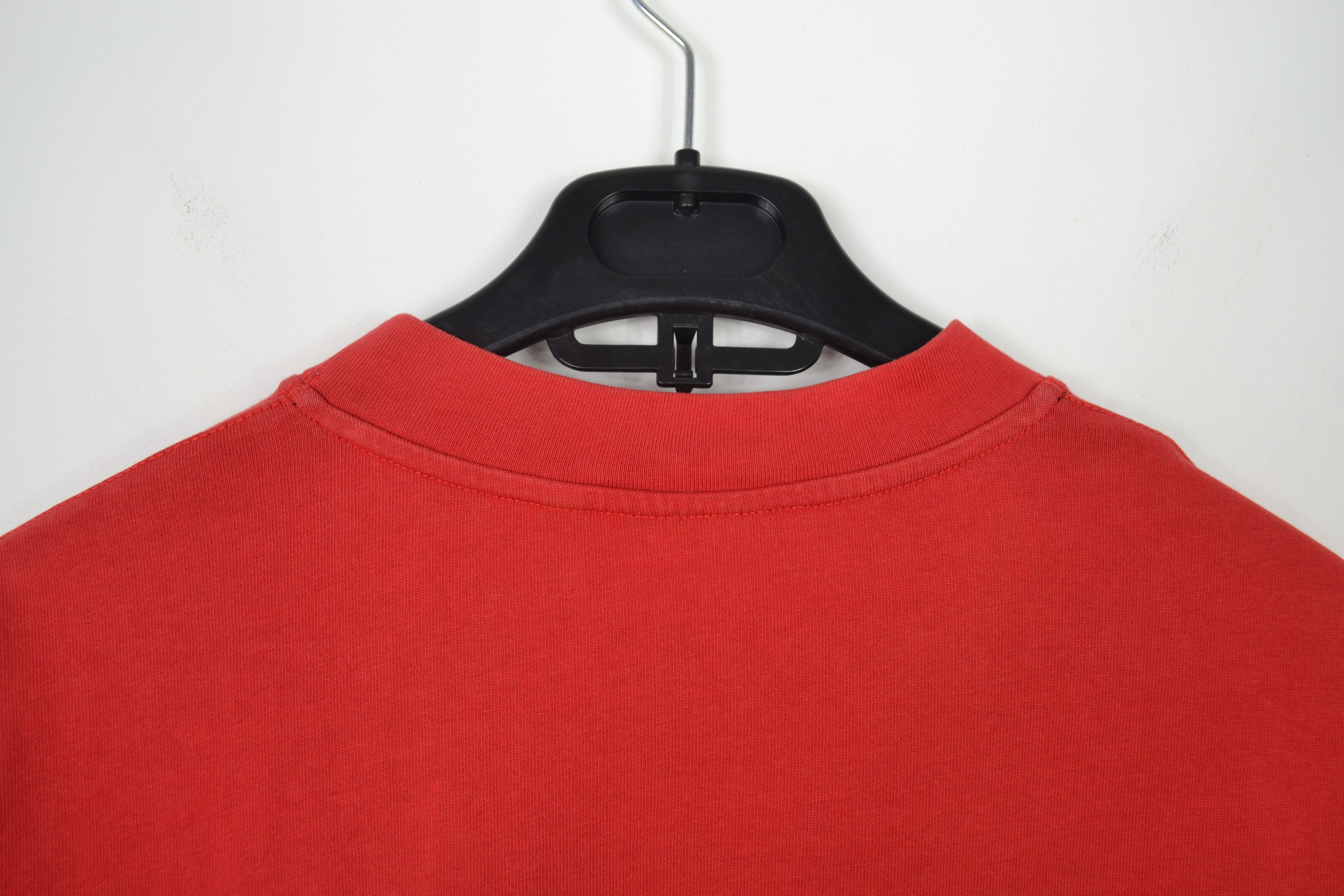 Helmut Lang 🔴 Helmut Lang T Shirt Print Logo Tee Red Black Size US S / EU 44-46 / 1 - 5 Thumbnail