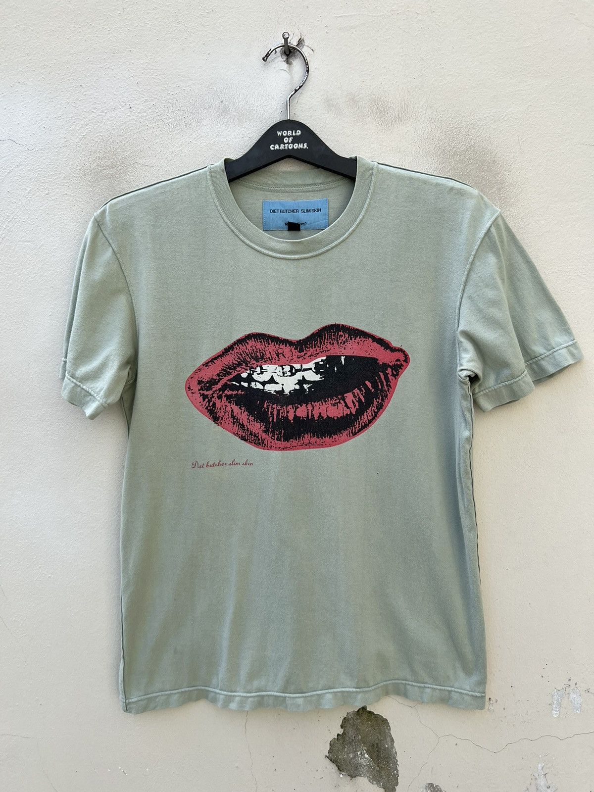 Diet Butcher Slim Skin Diet Butcher Slim Skin Japan Materialism? lips t shirt Size US M / EU 48-50 / 2 - 1 Thumbnail