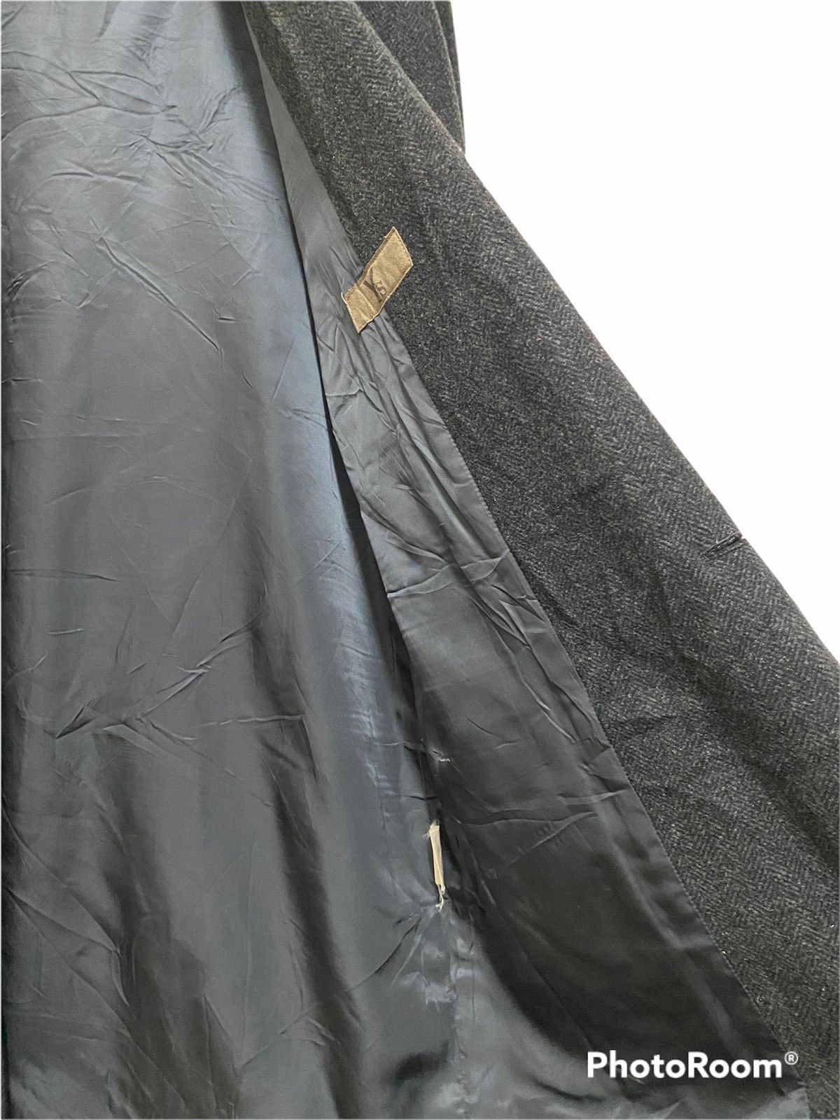 Vintage × Y's × Yohji Yamamoto VINTAGE YOHJI Y’s SINGLE-BREASTED WOOL JACKET Size 42S - 3 Thumbnail