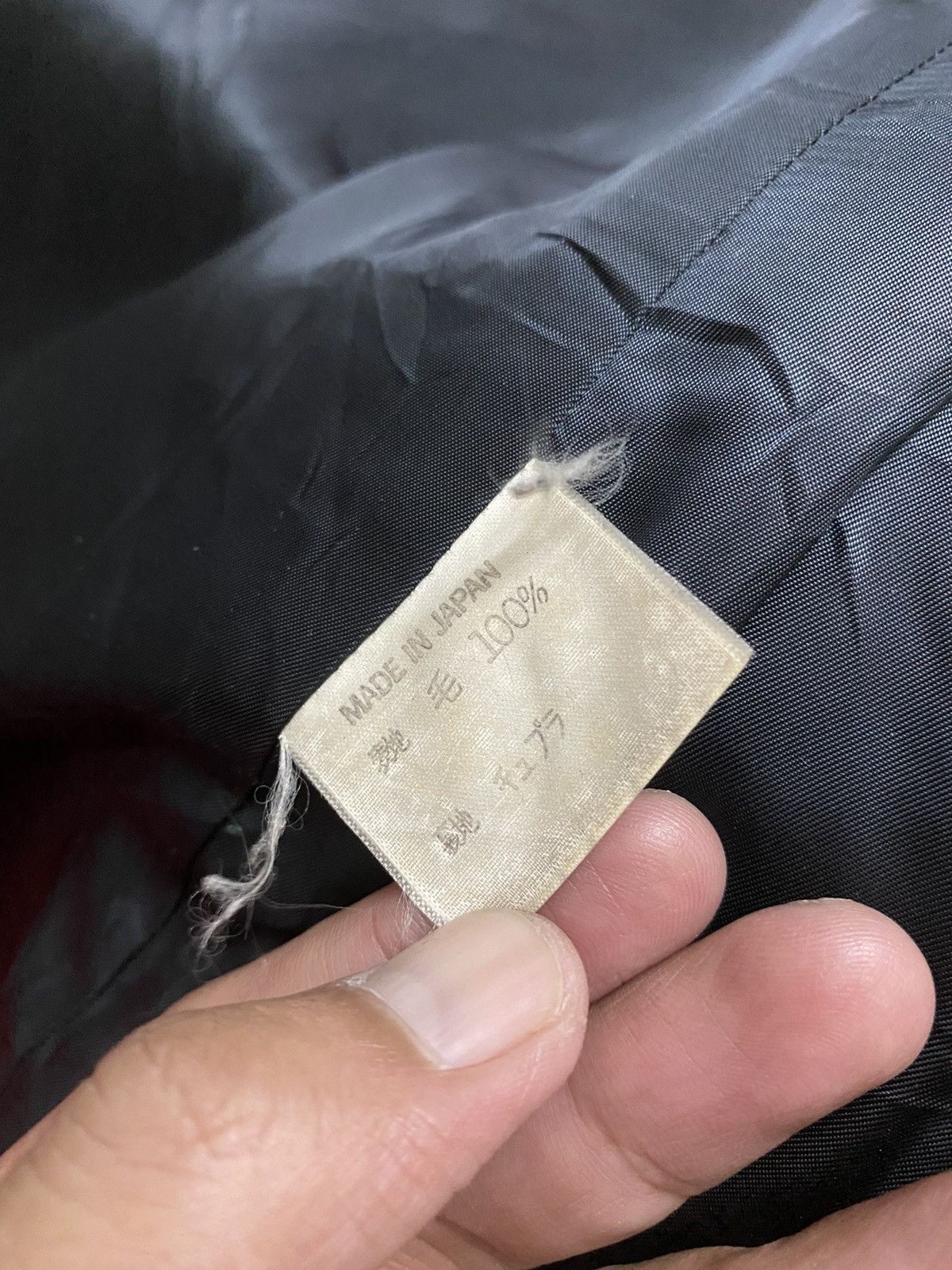 Vintage × Y's × Yohji Yamamoto VINTAGE YOHJI Y’s SINGLE-BREASTED WOOL JACKET Size 42S - 7 Thumbnail