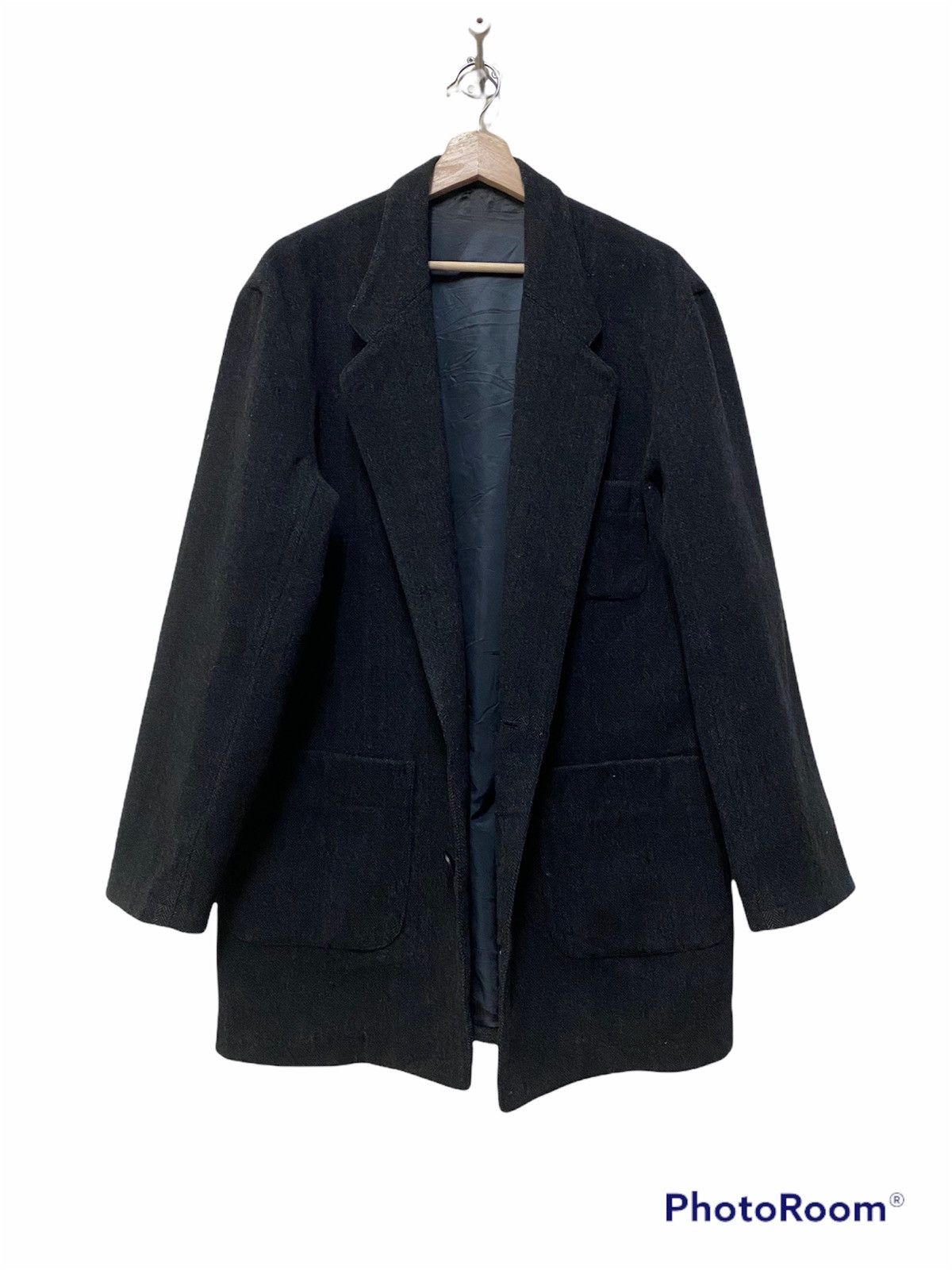 Vintage × Y's × Yohji Yamamoto VINTAGE YOHJI Y’s SINGLE-BREASTED WOOL JACKET Size 42S - 1 Thumbnail