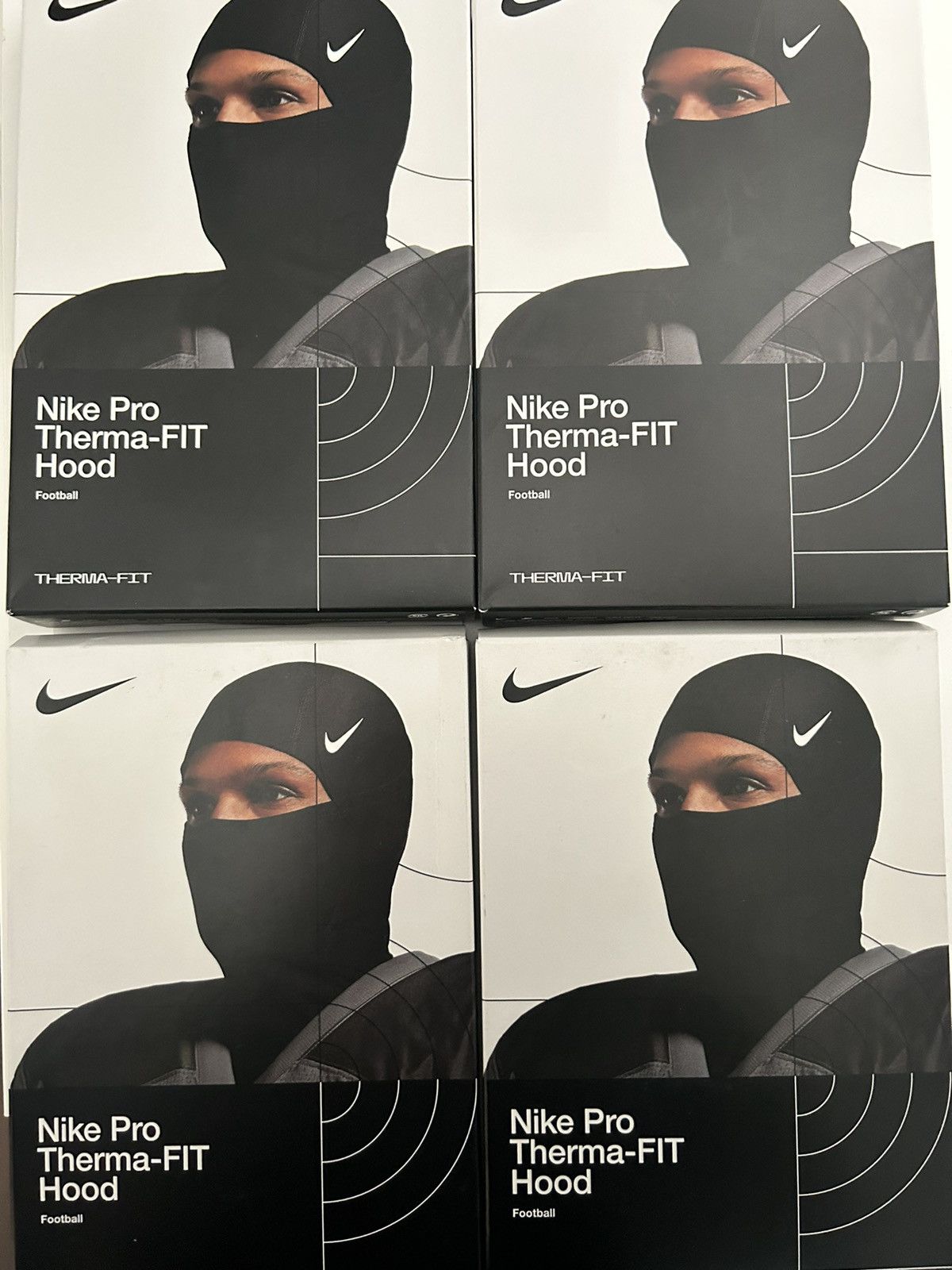 Nike store Pro Therma Fit Hood Football