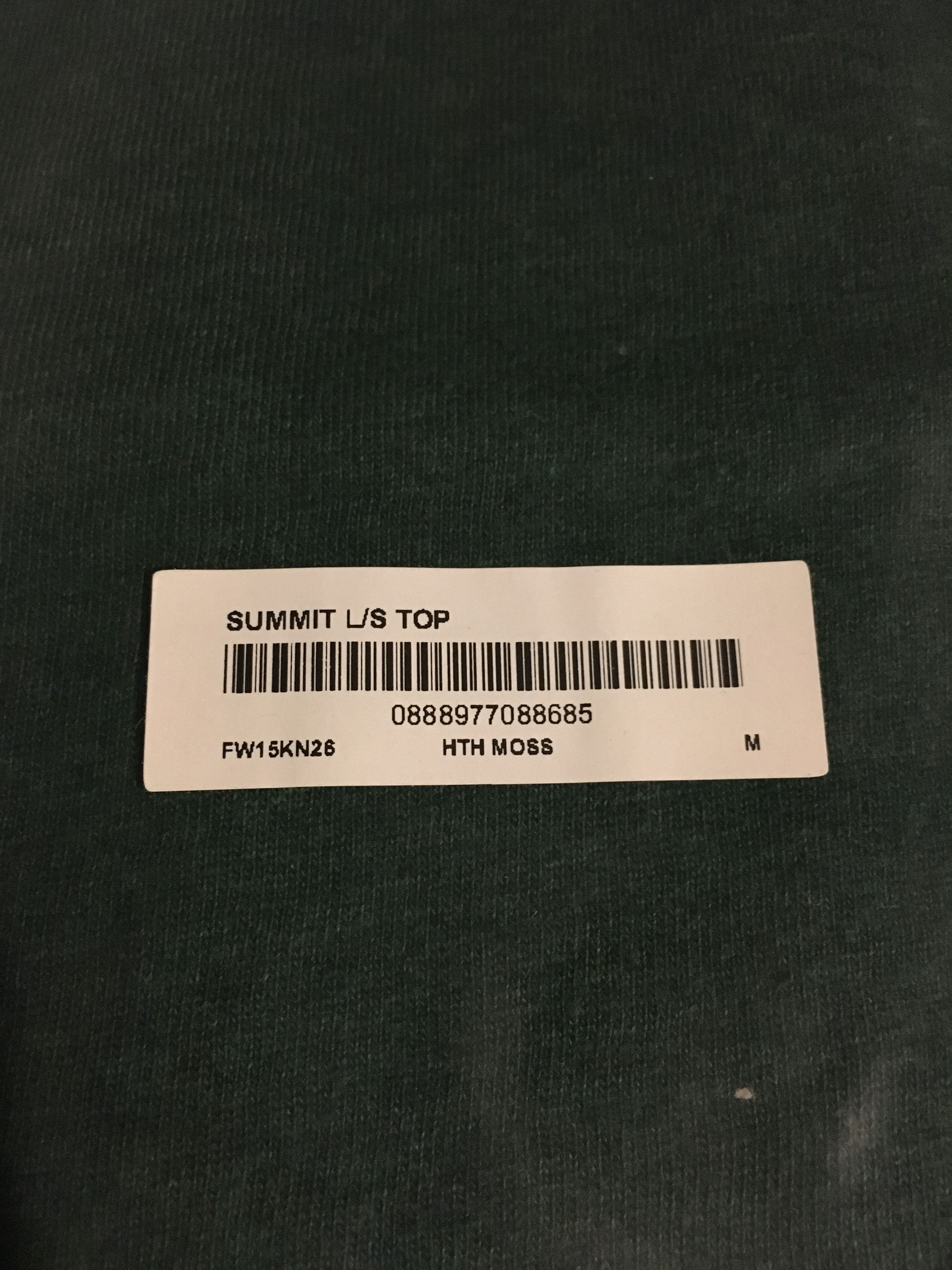 Supreme Supreme Summit L/S Htn Moss Medium FW15 Size US M / EU 48-50 / 2 - 4 Thumbnail
