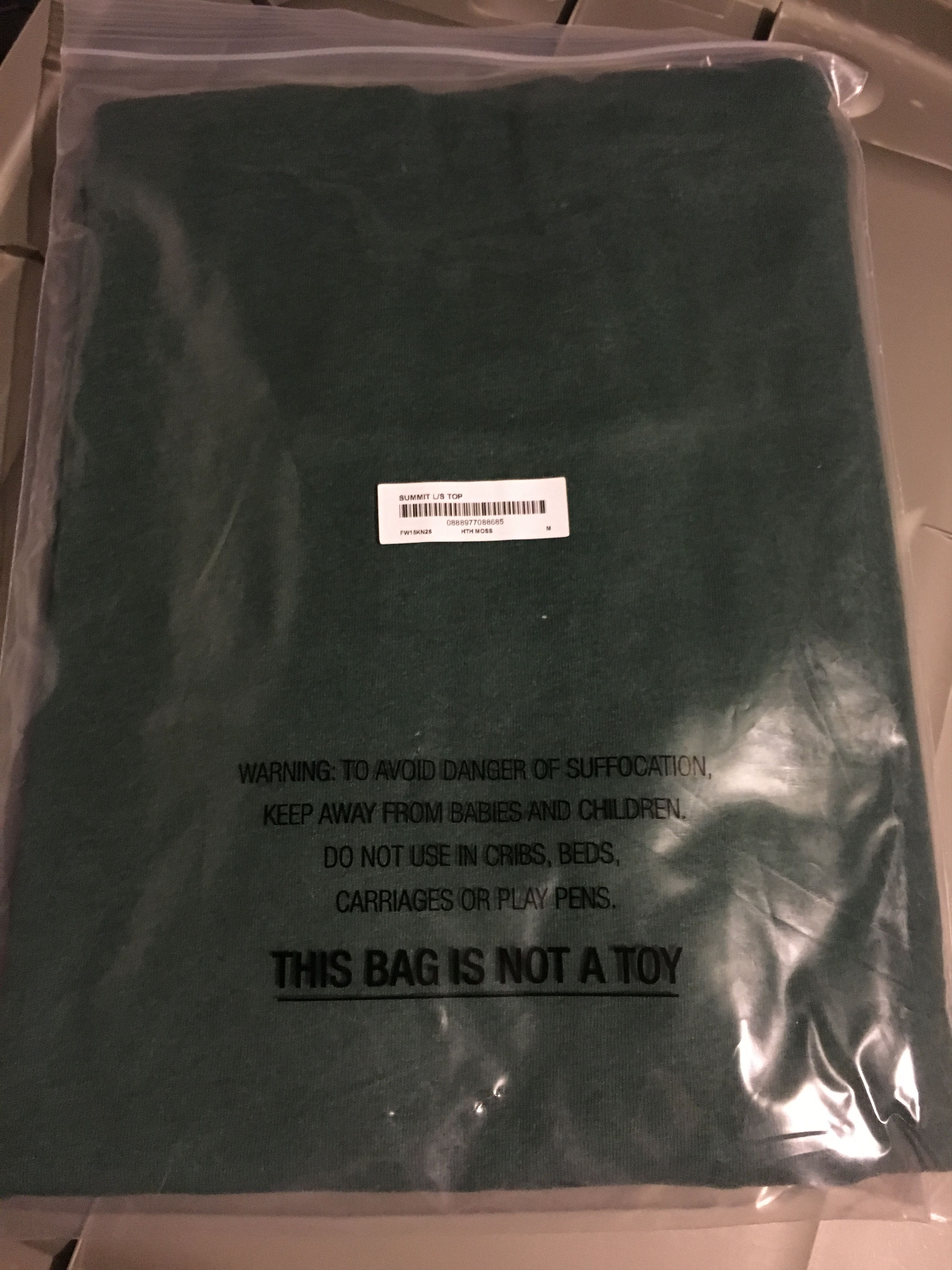 Supreme Supreme Summit L/S Htn Moss Medium FW15 Size US M / EU 48-50 / 2 - 3 Thumbnail