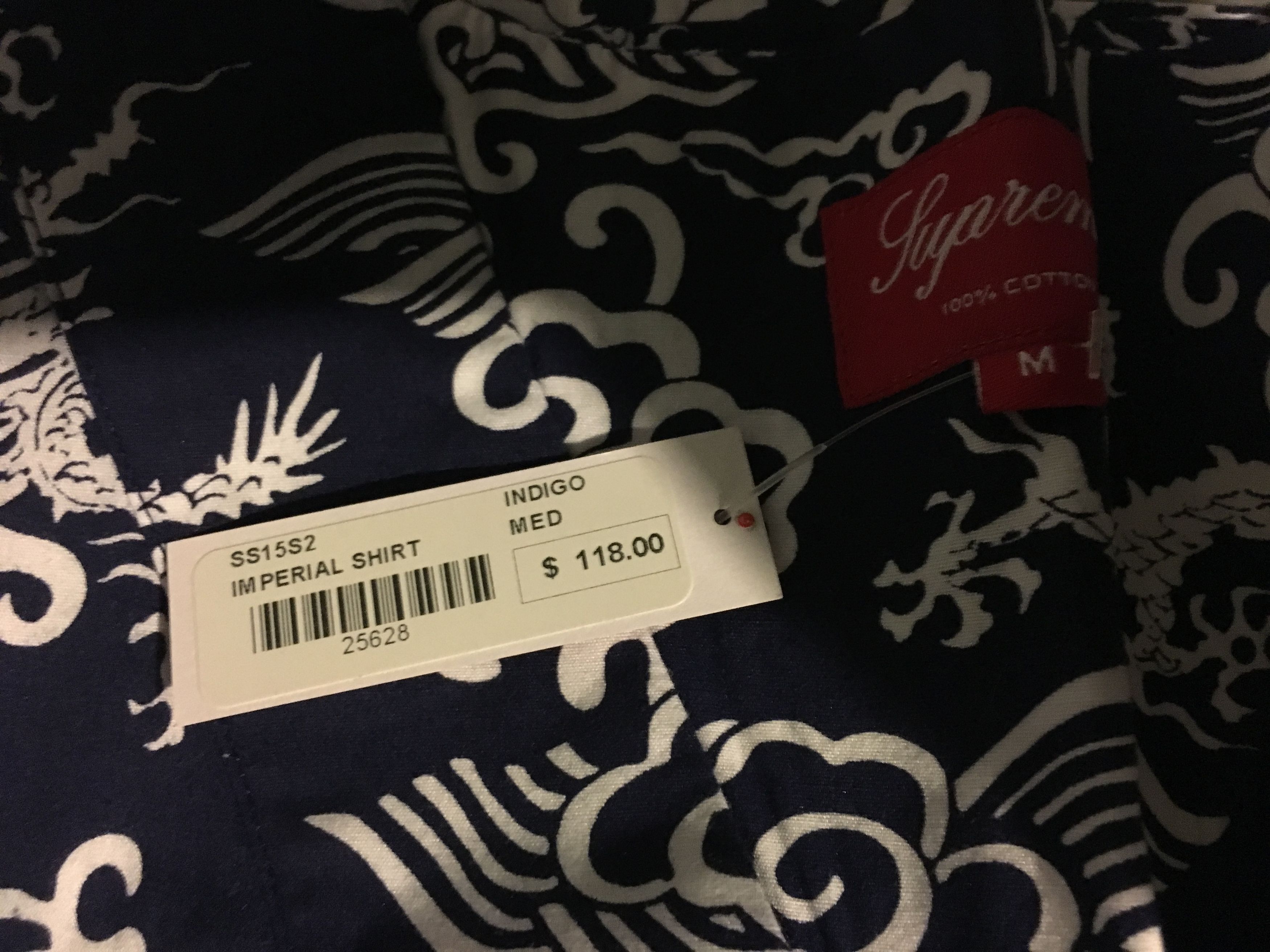 Supreme Supreme Imperial Shirt Indigo Medium SS15 Size US M / EU 48-50 / 2 - 2 Thumbnail