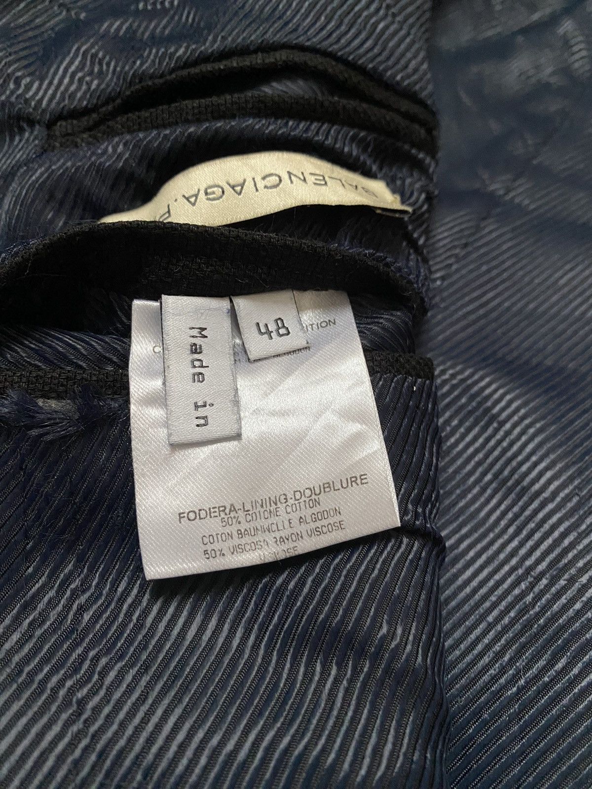 Balenciaga × Vintage VINTAGE BALENCIAGA SINGLE-BREASTED JACKET Size US S / EU 44-46 / 1 - 13 Thumbnail