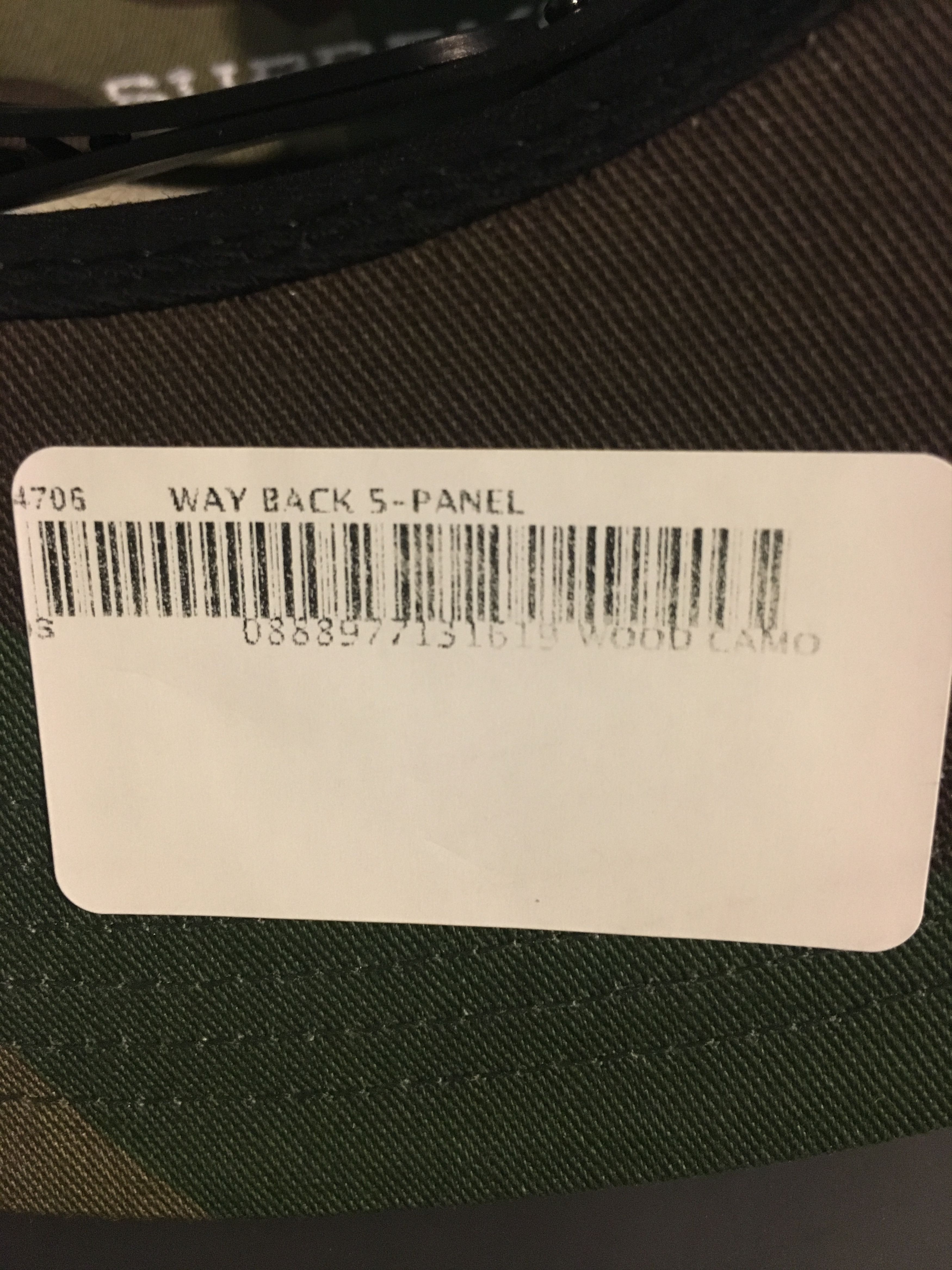 Supreme Supreme Way Back 5 Panel Camo SS16 Size ONE SIZE - 3 Thumbnail