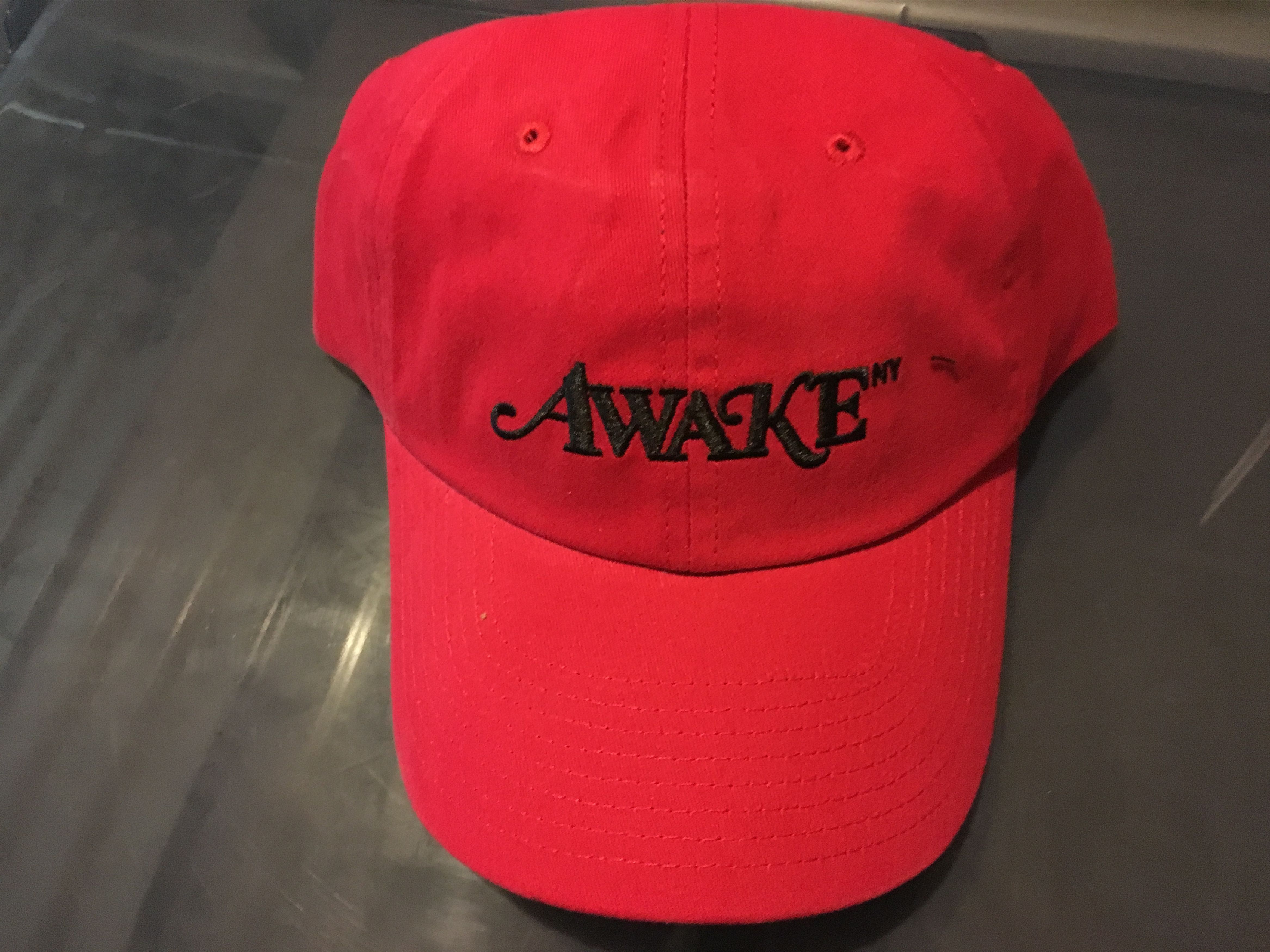 Awake NY Awake NY Logo Cap Red Size ONE SIZE - 1 Thumbnail