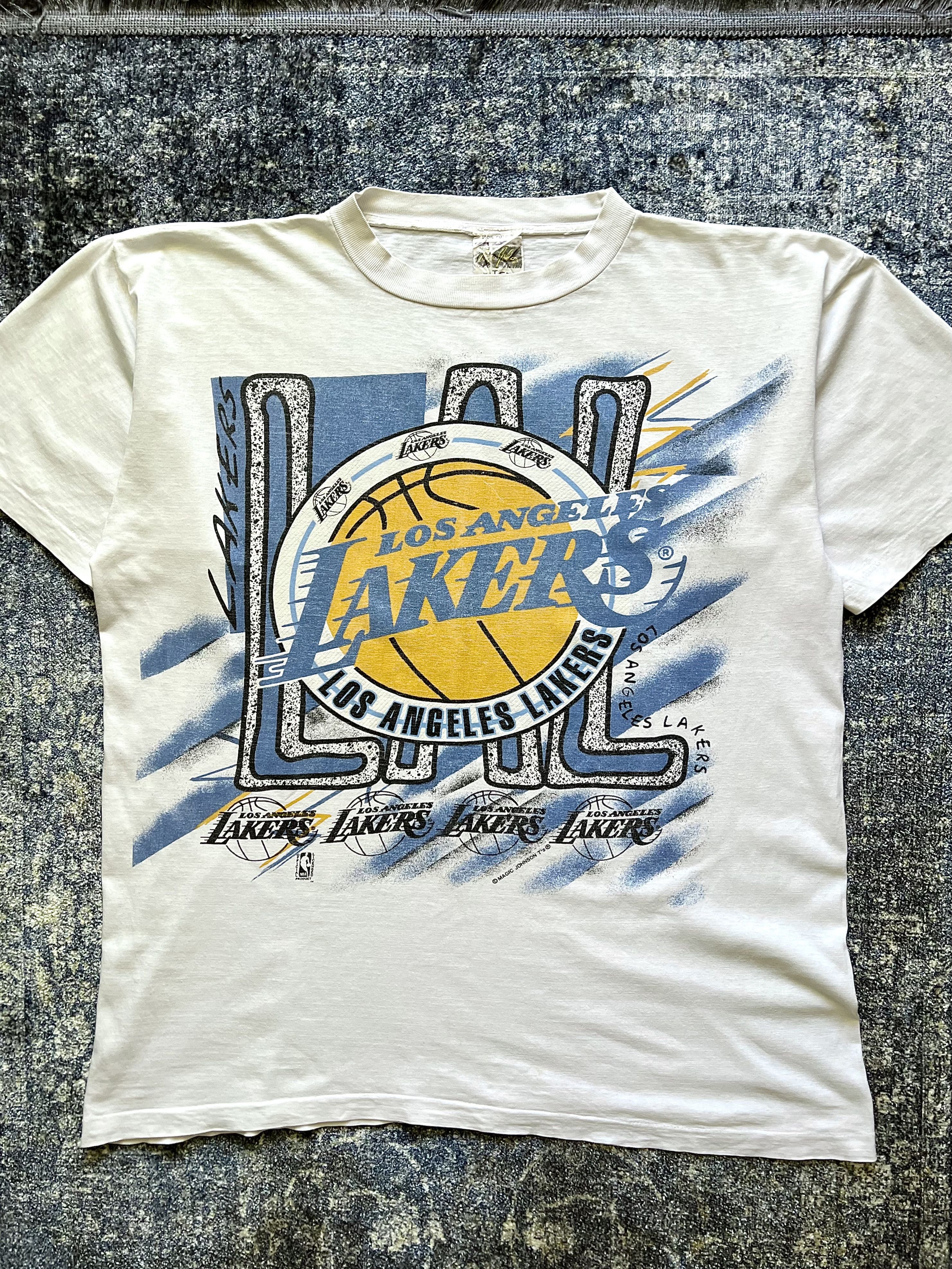 90s Vintage Los Angeles Lakers Magic Johnson Graphic T-Shirt