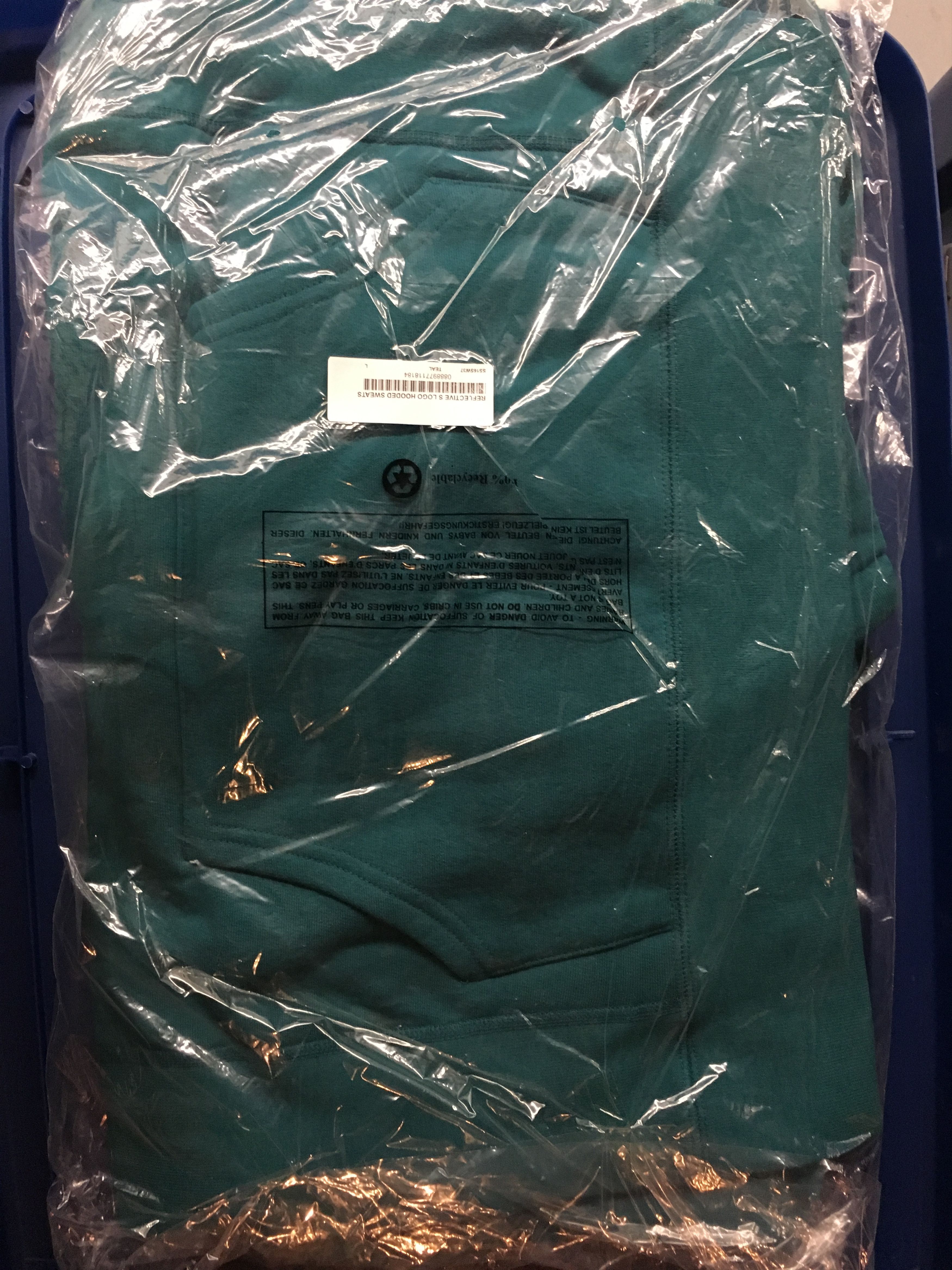 Supreme Supreme Reflective S logo Hooded Sweatshirt Teal Large SS16 Size US L / EU 52-54 / 3 - 2 Thumbnail