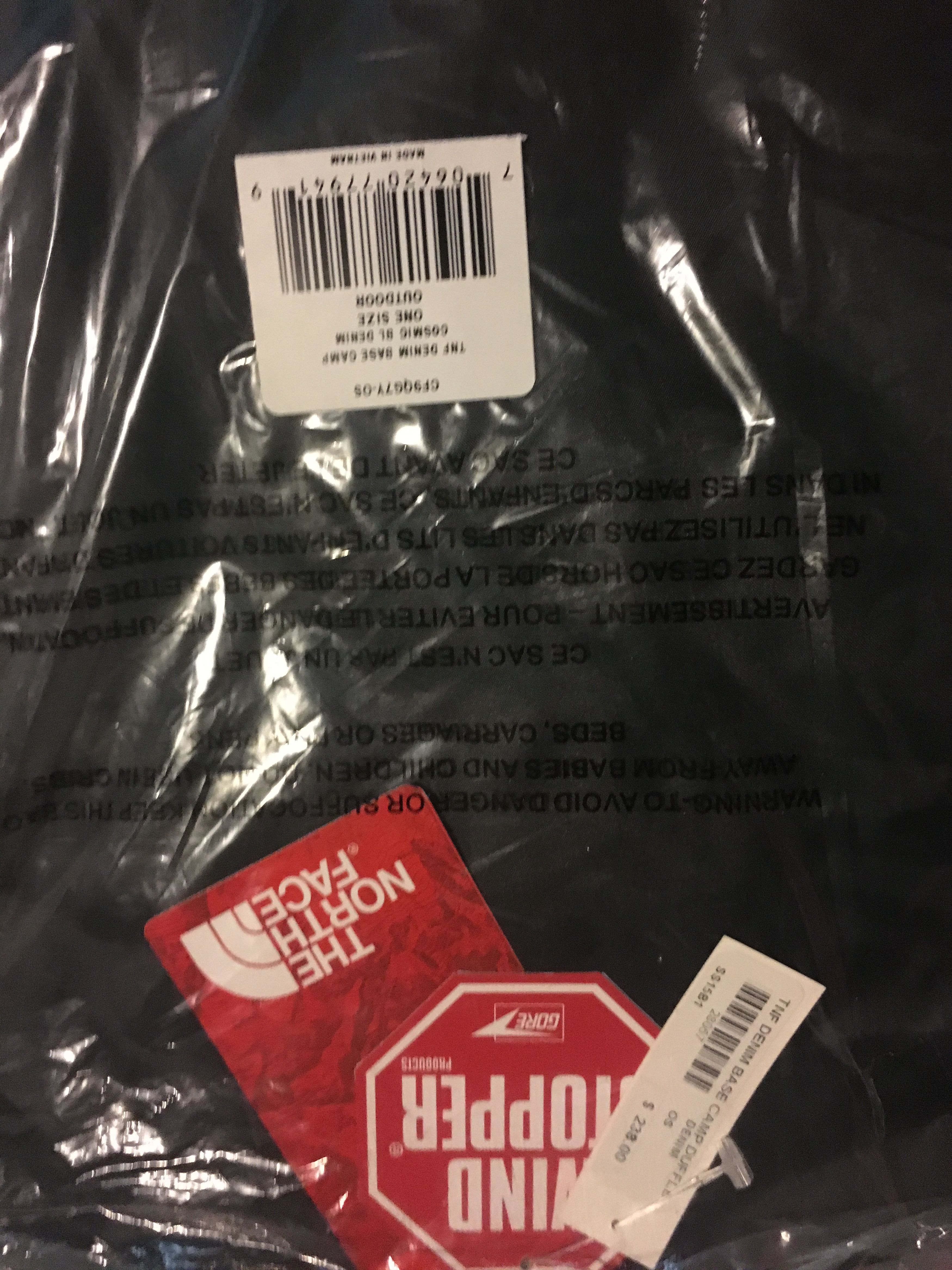 Supreme × The North Face SUPREME BASE CAMP DENIM DUFFLE SS15 Size ONE SIZE - 3 Thumbnail