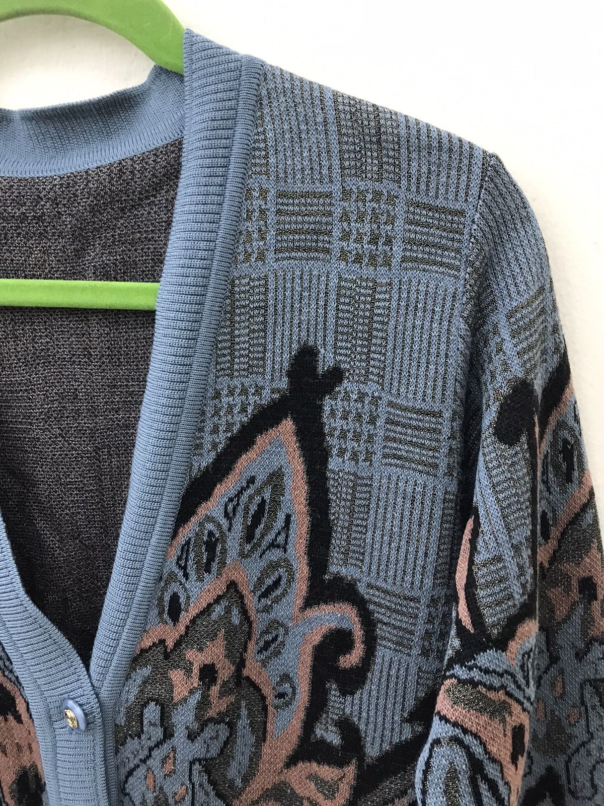 Aran Isles Knitwear Traditional Nice Fabric Design Knitwear Cardigan Size S / US 4 / IT 40 - 5 Thumbnail