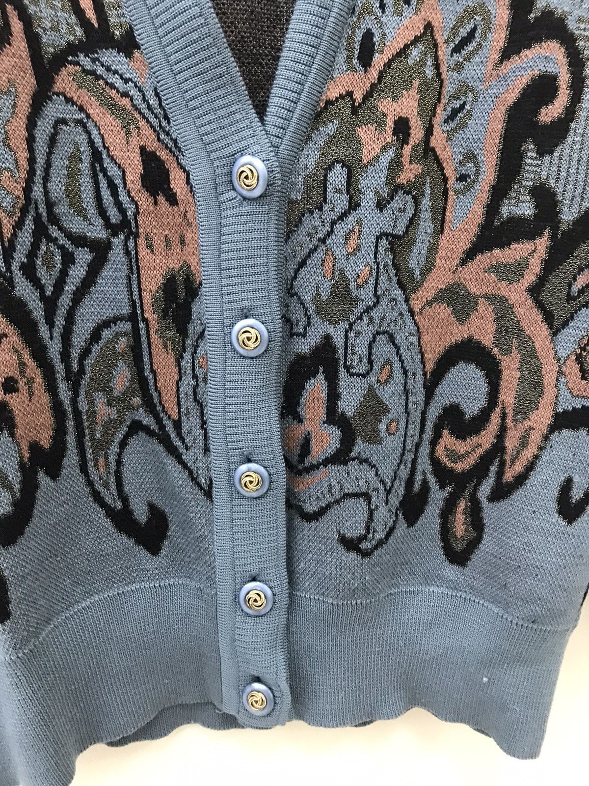 Aran Isles Knitwear Traditional Nice Fabric Design Knitwear Cardigan Size S / US 4 / IT 40 - 8 Thumbnail