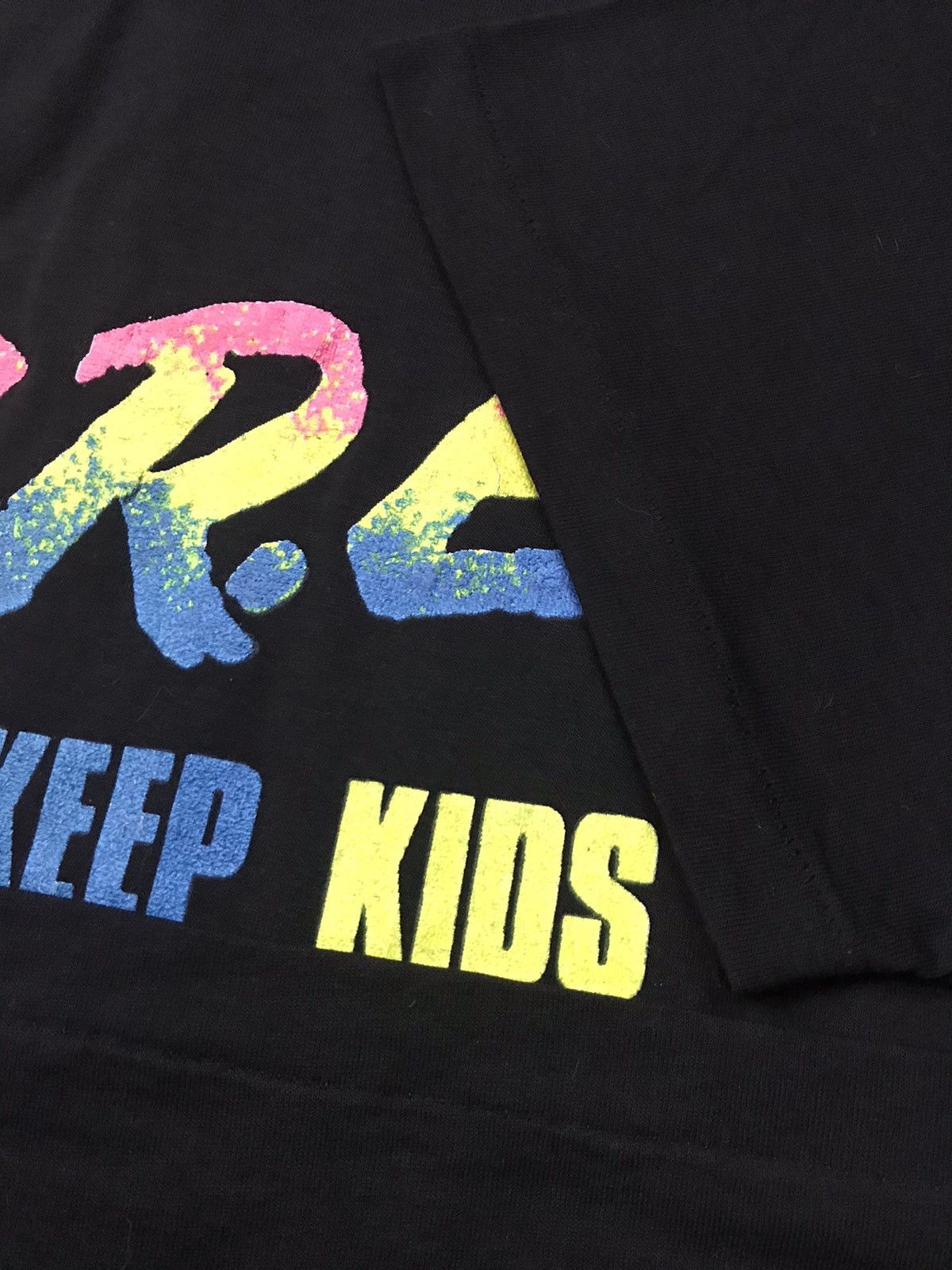 D.A.R.E 80s Vintage Ronald Reagan Propaganda Drugs Abuse Promo tee Size US XL / EU 56 / 4 - 3 Thumbnail