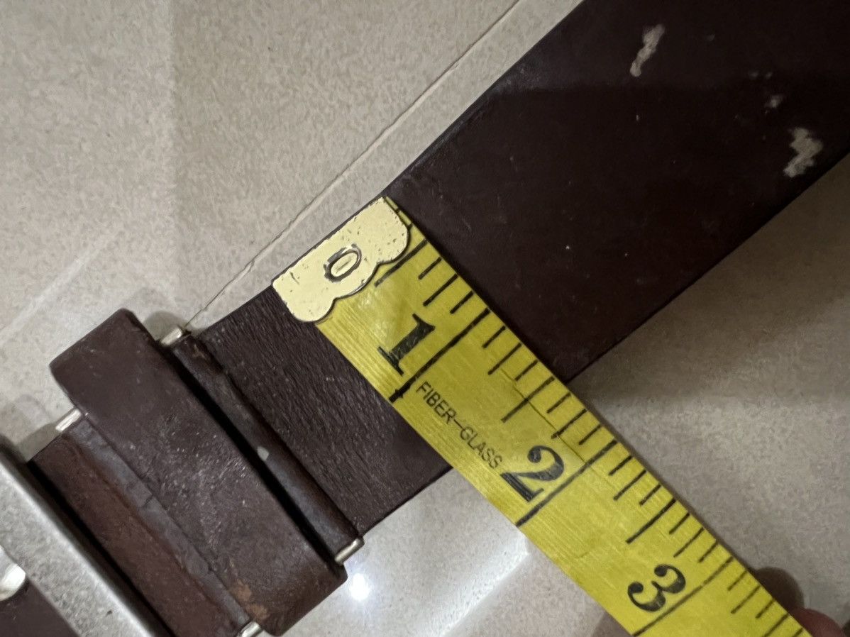 Japanese Brand Unbrand Leather Buckle Belt Size ONE SIZE - 10 Thumbnail