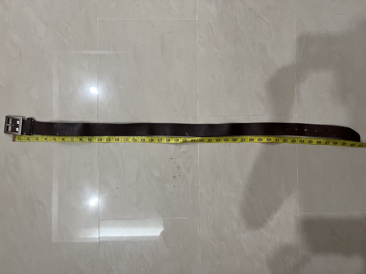 Japanese Brand Unbrand Leather Buckle Belt Size ONE SIZE - 9 Thumbnail