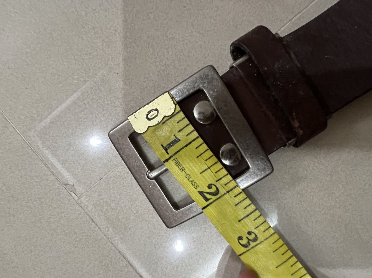 Japanese Brand Unbrand Leather Buckle Belt Size ONE SIZE - 11 Thumbnail