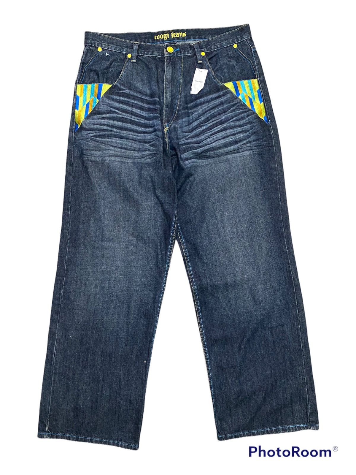Coogi × Vintage Vintage Coogi Distressed Denim Jeans Size US 37 - 2 Thumbnail