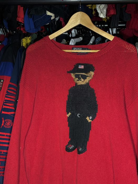 Polo Ralph Lauren Sweater Polo Bear Vintage “Cool Bear” Hand Knit