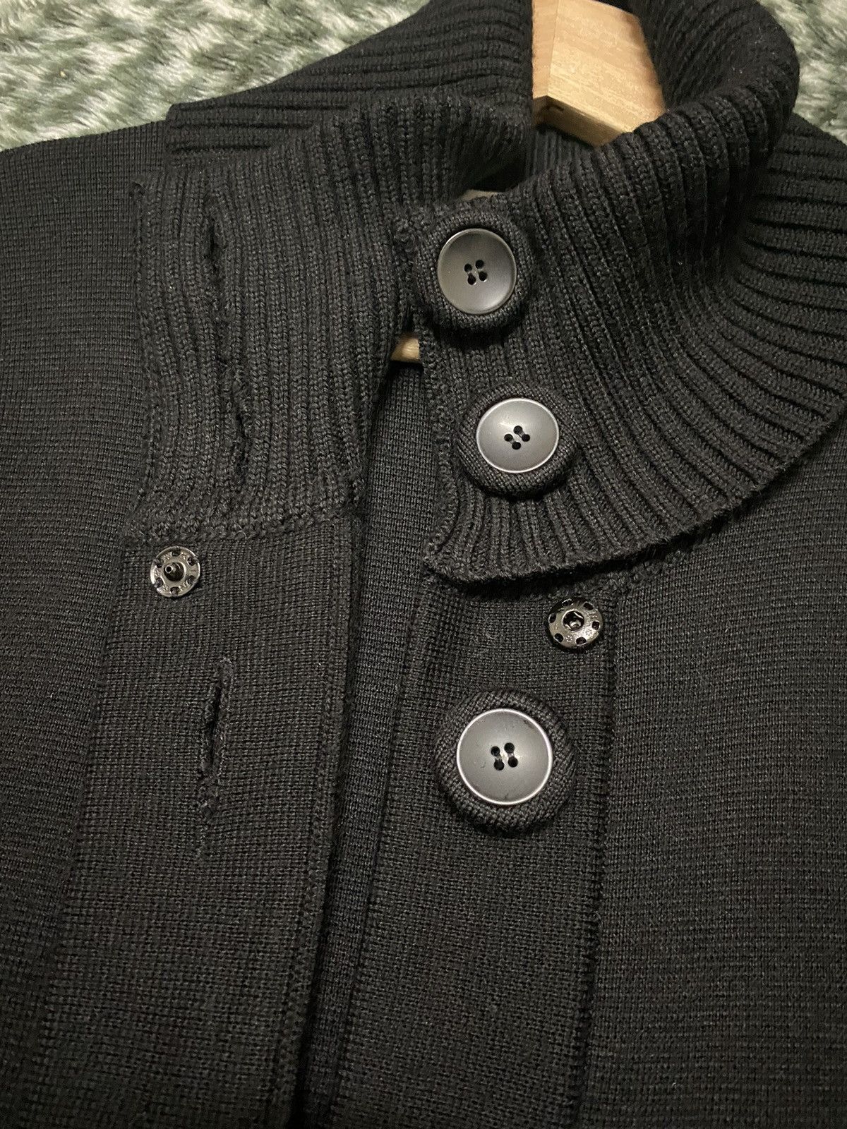Valentino VALENTINO DARK LUXURY WOOL ELEGANT MIDI DRESS/CARDIGAN Size L / US 10 / IT 46 - 7 Thumbnail