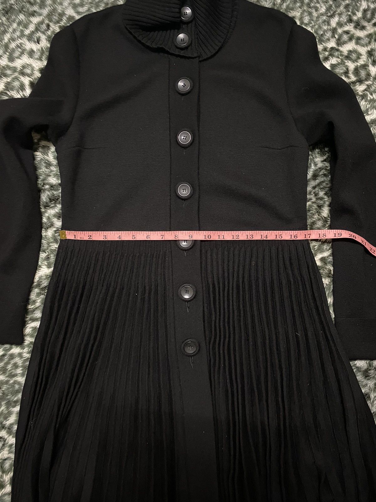 Valentino VALENTINO DARK LUXURY WOOL ELEGANT MIDI DRESS/CARDIGAN Size L / US 10 / IT 46 - 18 Thumbnail