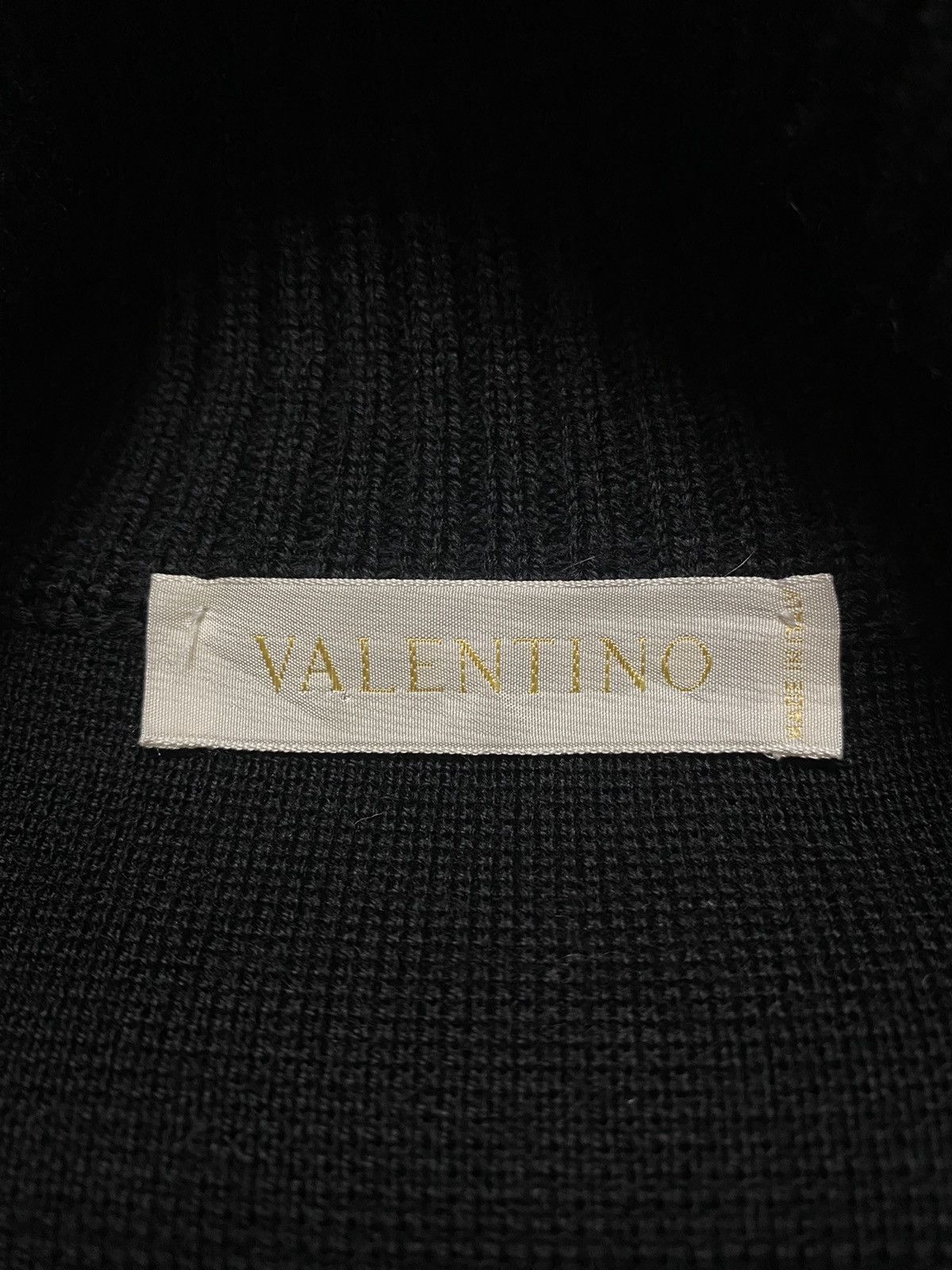 Valentino VALENTINO DARK LUXURY WOOL ELEGANT MIDI DRESS/CARDIGAN Size L / US 10 / IT 46 - 10 Thumbnail