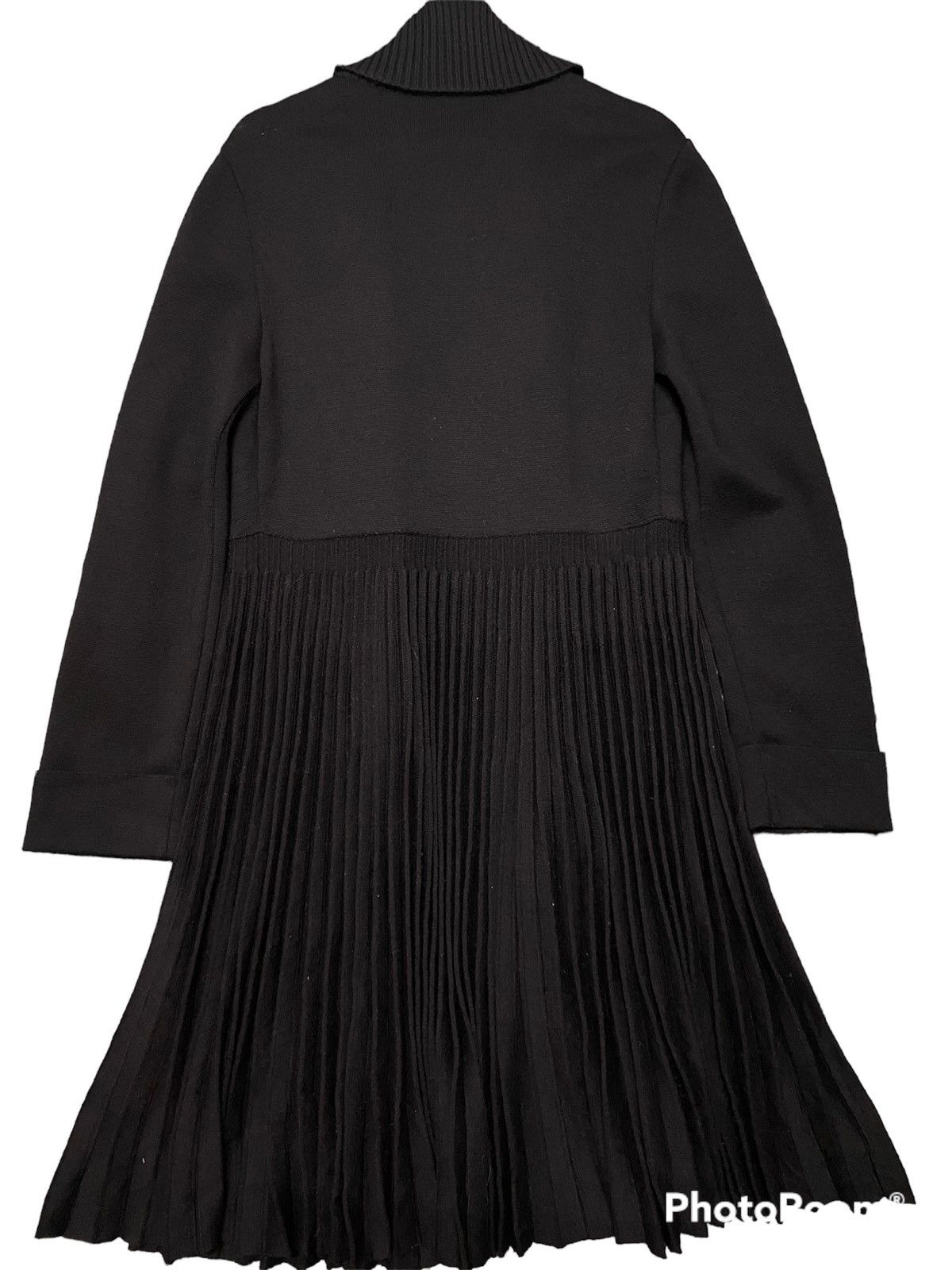 Valentino VALENTINO DARK LUXURY WOOL ELEGANT MIDI DRESS/CARDIGAN Size L / US 10 / IT 46 - 2 Thumbnail