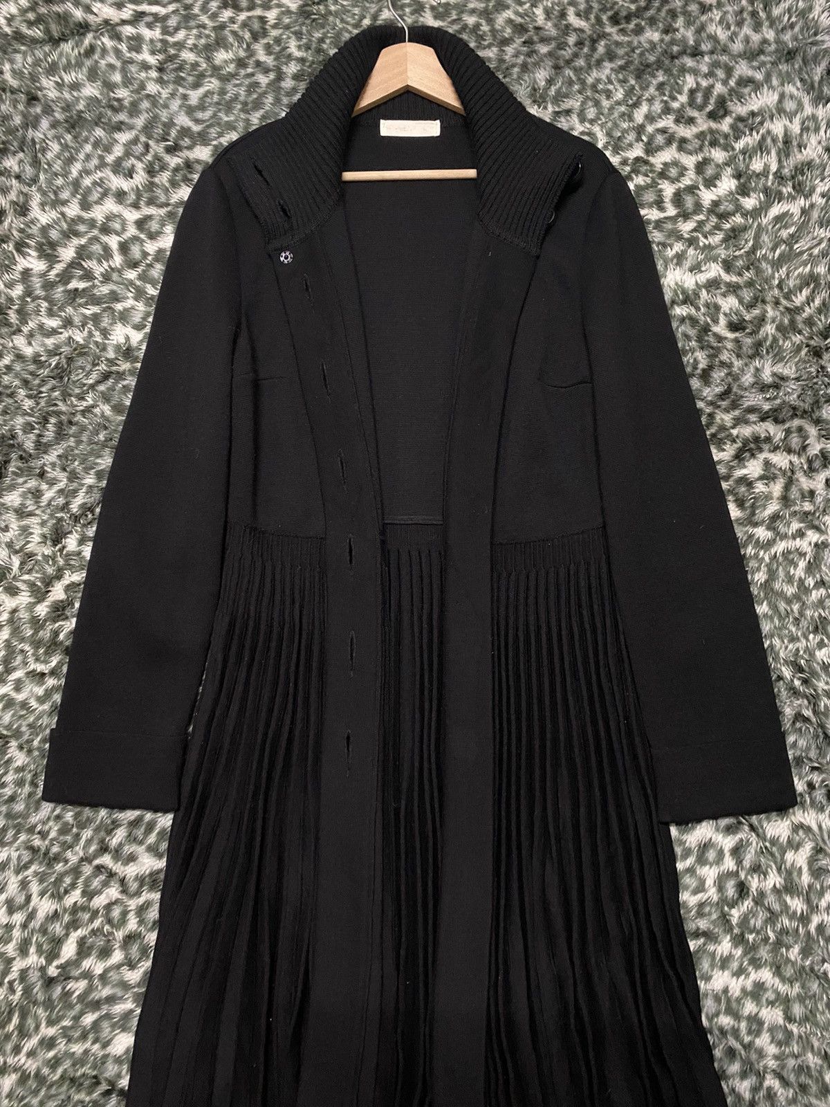 Valentino VALENTINO DARK LUXURY WOOL ELEGANT MIDI DRESS/CARDIGAN Size L / US 10 / IT 46 - 8 Thumbnail