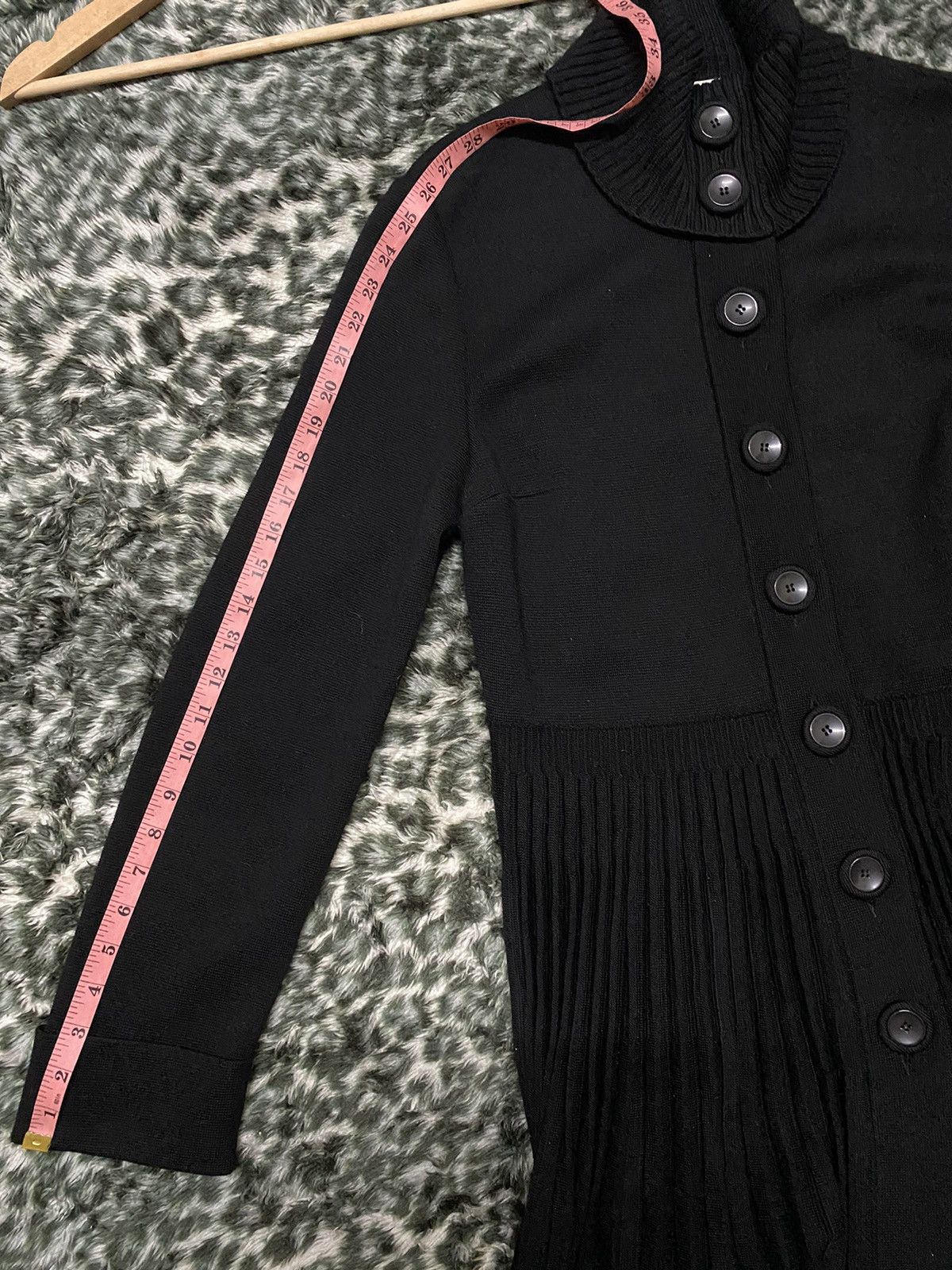 Valentino VALENTINO DARK LUXURY WOOL ELEGANT MIDI DRESS/CARDIGAN Size L / US 10 / IT 46 - 19 Thumbnail