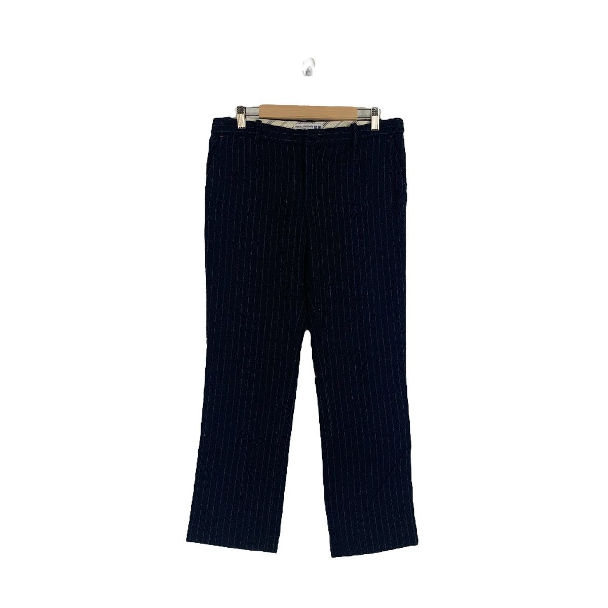 UNIQLO Ines De La Fressange Stripe Wool Casual Trouser Pants