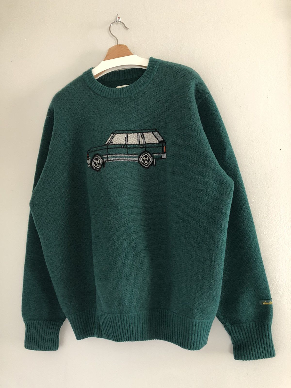 Aime Leon Dore Aime Leon Dore FW19 Range Rover Wool Sweater Knit Green XL Size US XL / EU 56 / 4 - 3 Thumbnail
