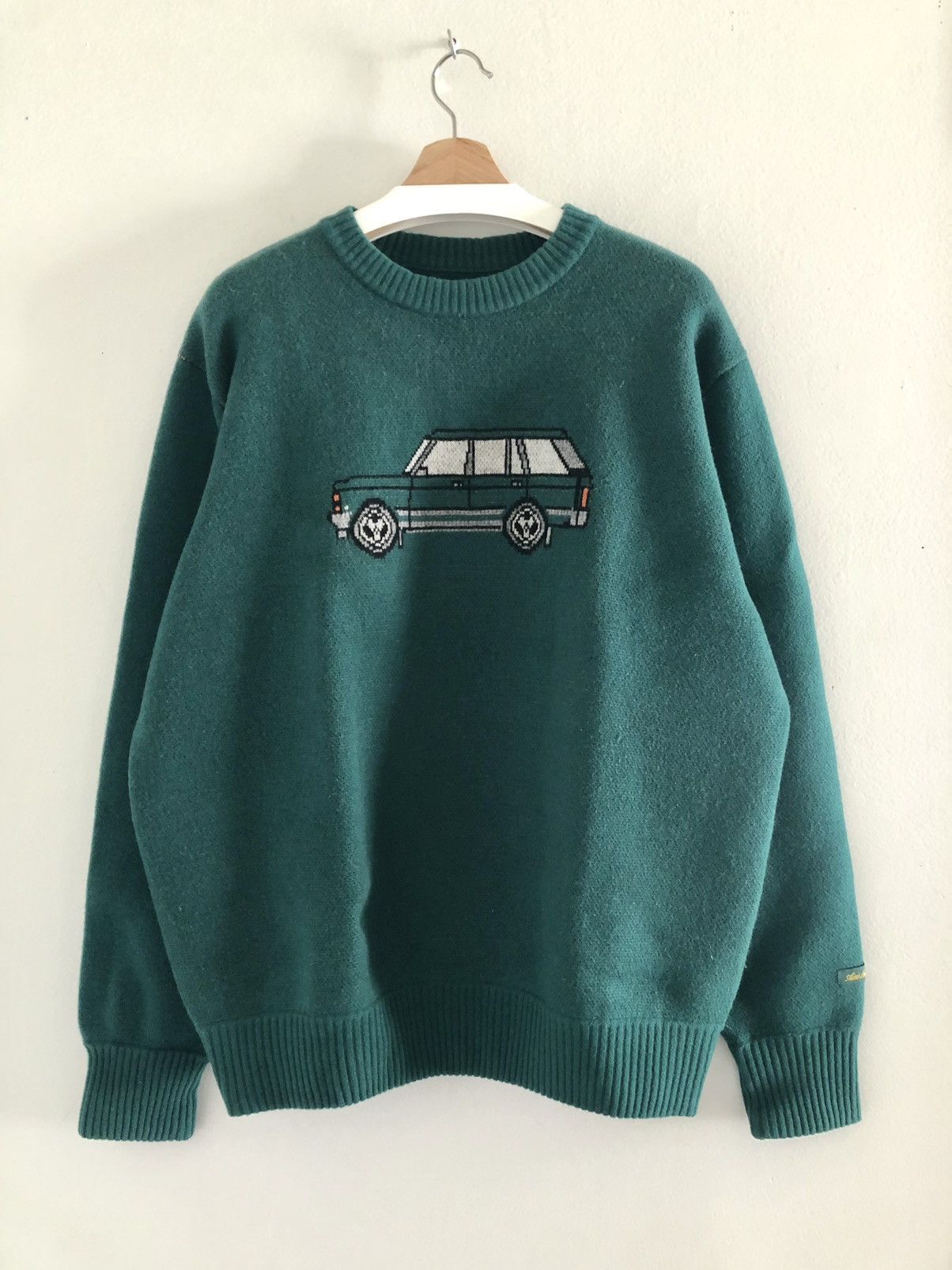 Aime Leon Dore Aime Leon Dore FW19 Range Rover Wool Sweater Knit Green XL Size US XL / EU 56 / 4 - 2 Thumbnail