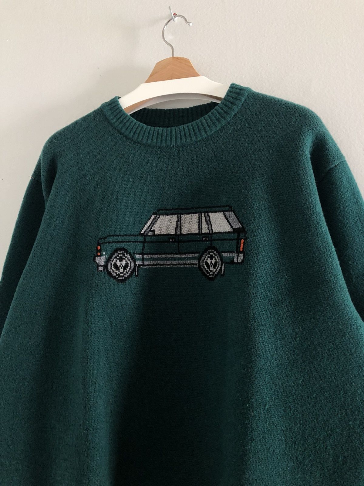 Aime Leon Dore Aime Leon Dore FW19 Range Rover Wool Sweater Knit Green XL Size US XL / EU 56 / 4 - 6 Thumbnail